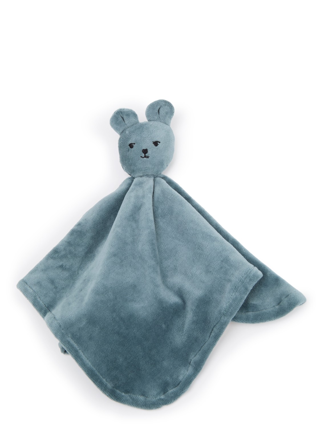 Fabelab Bear knuffeldoekje 32 cm - voorkant blauw