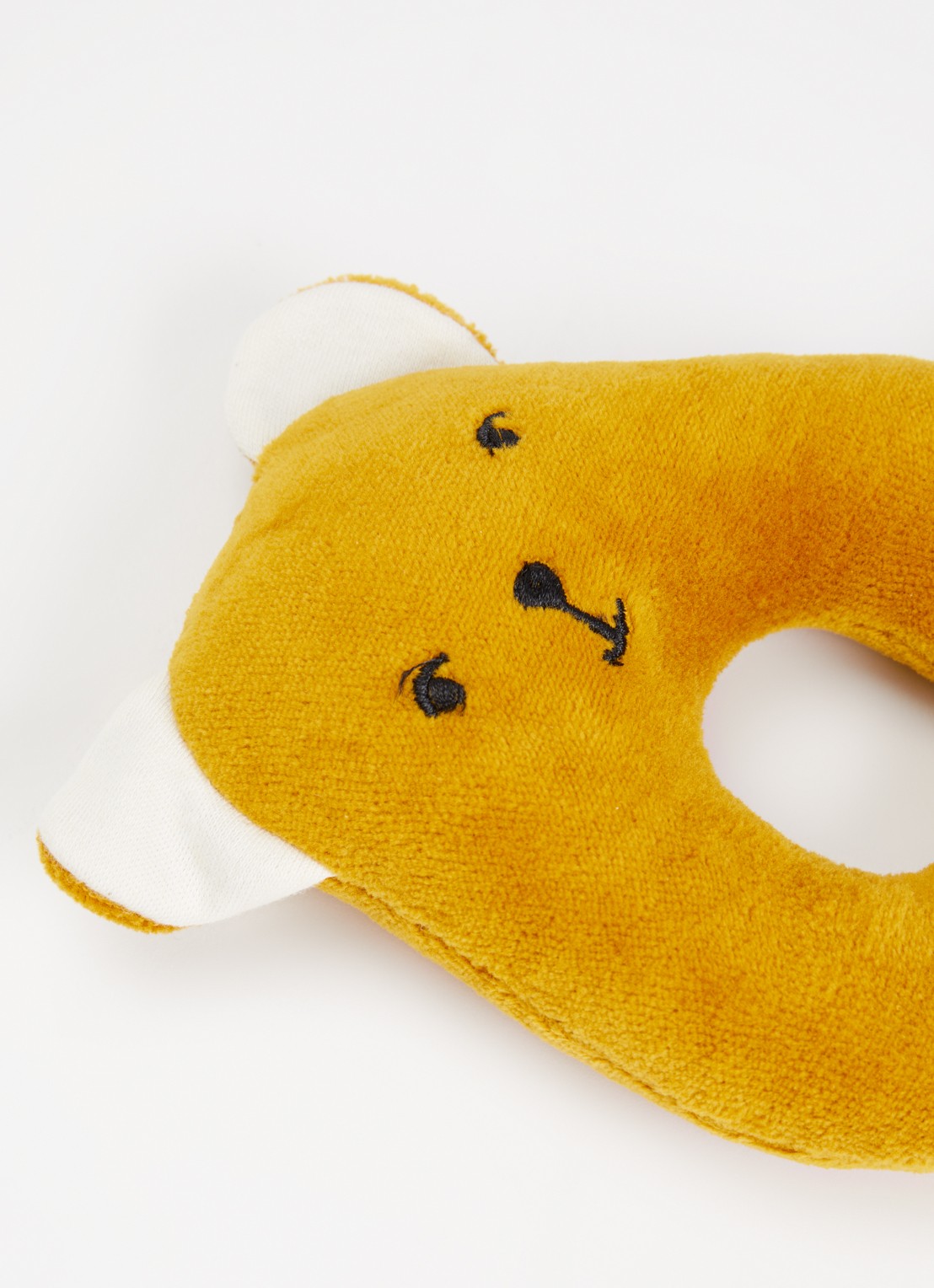 Fabelab Bear rammelaar 14 cm - detail 3 camel
