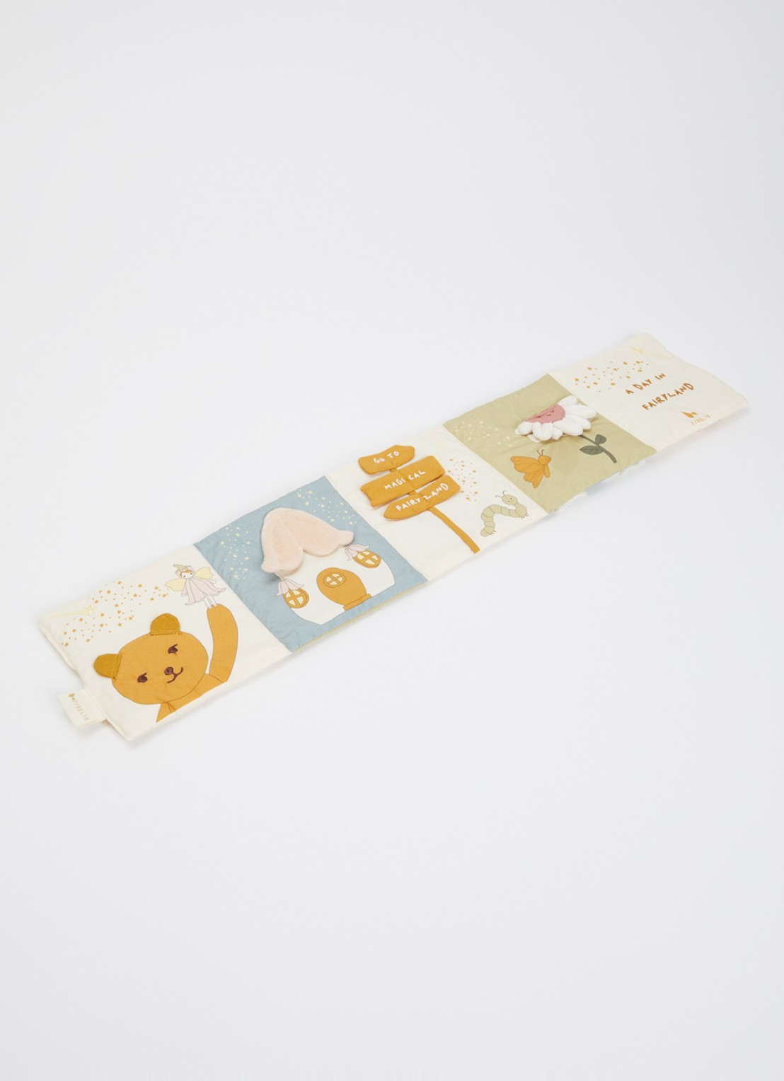 Fabelab Fairy babyboekje - detail beige