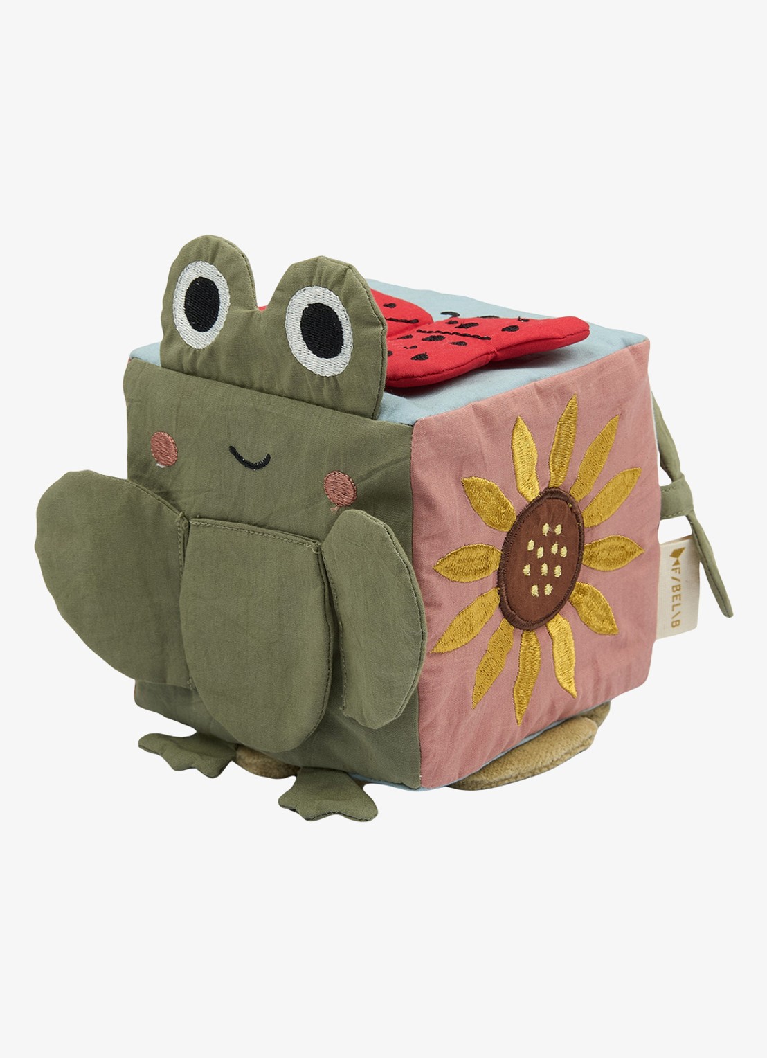 Fabelab Garden activiteiten kubus 12 cm - voorkant 3 groen