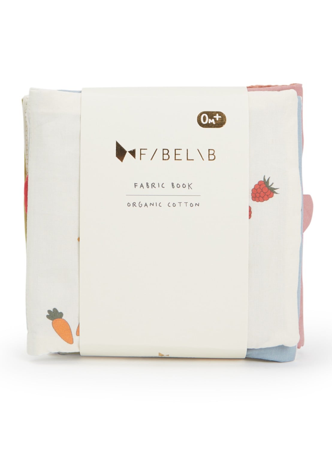Fabelab Garden babyboekje - voorkant gebroken wit