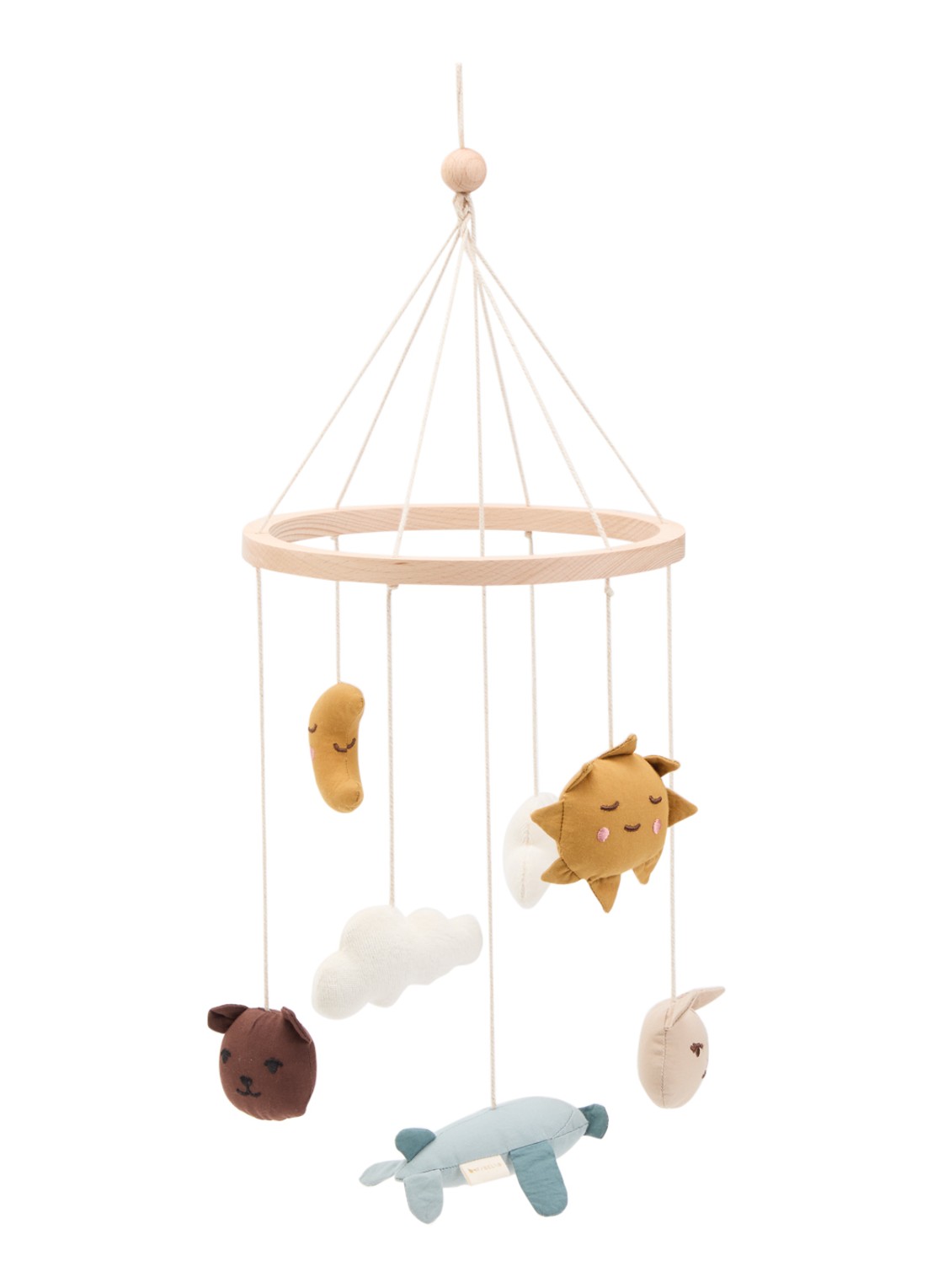 Fabelab Ledikant mobiel 20 cm  - voorkant blauw
