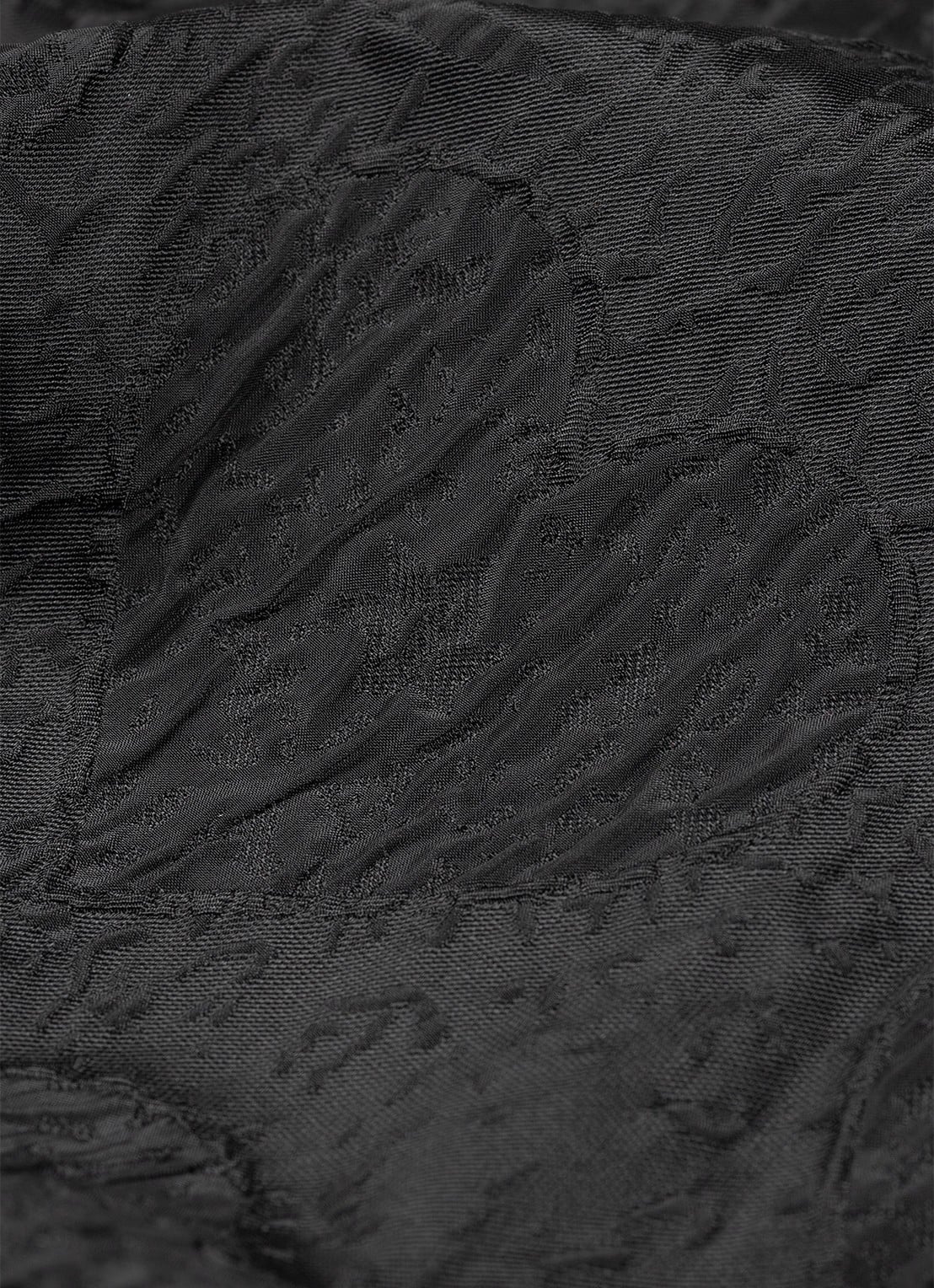 Fabienne Chapot Arlo mini rok met jacquard dessin en ruches - detail 2 zwart