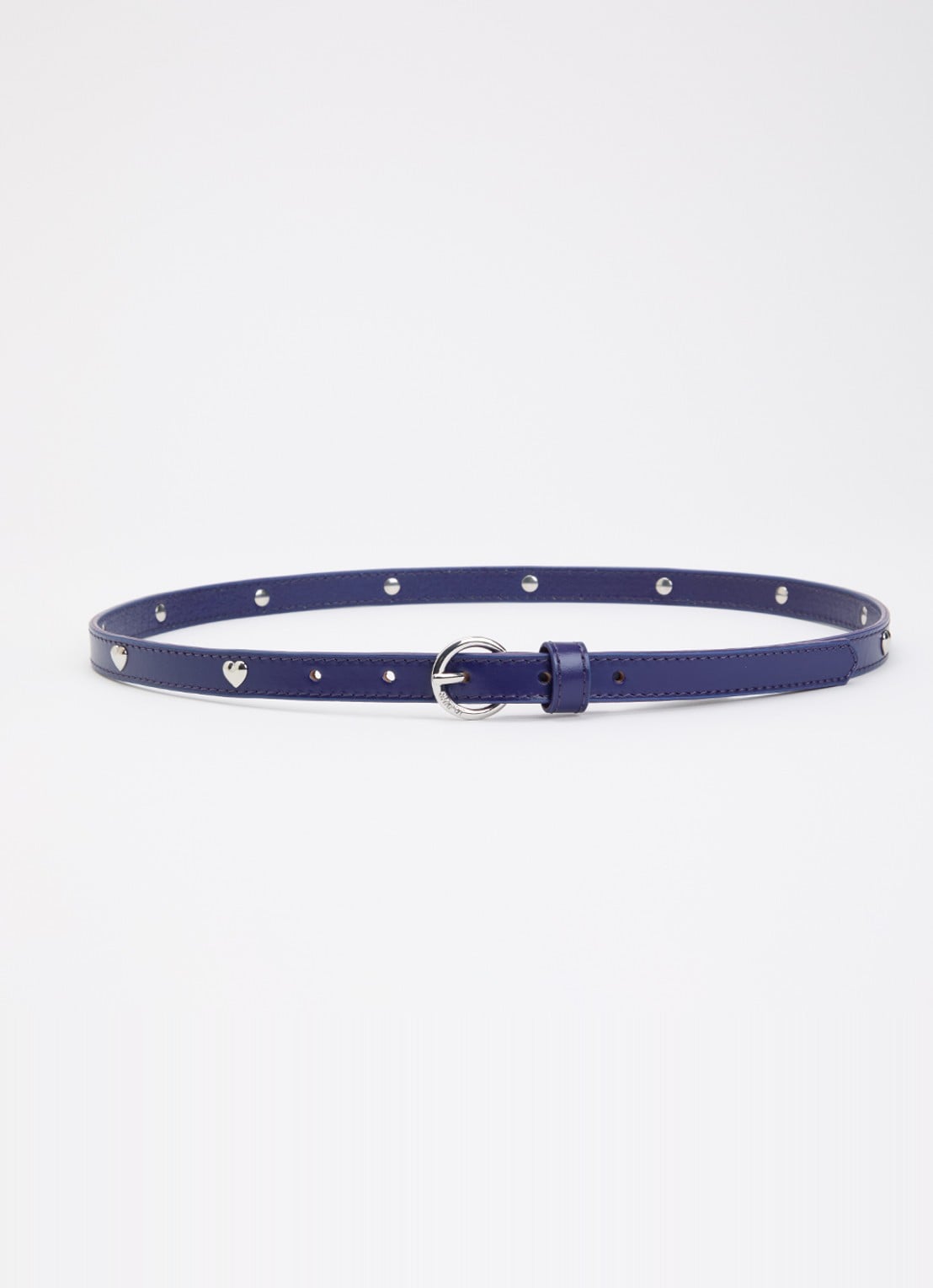 Fabienne Chapot Bold Love riem van leer  - voorkant paars