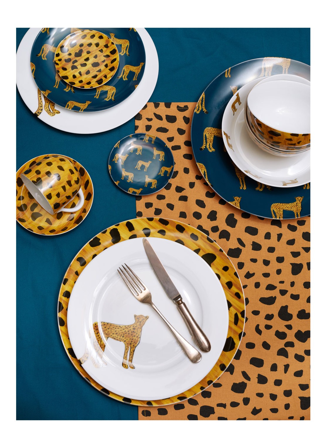 Fabienne Chapot Cheetah Spots mok 40 cl - detail 4 beige