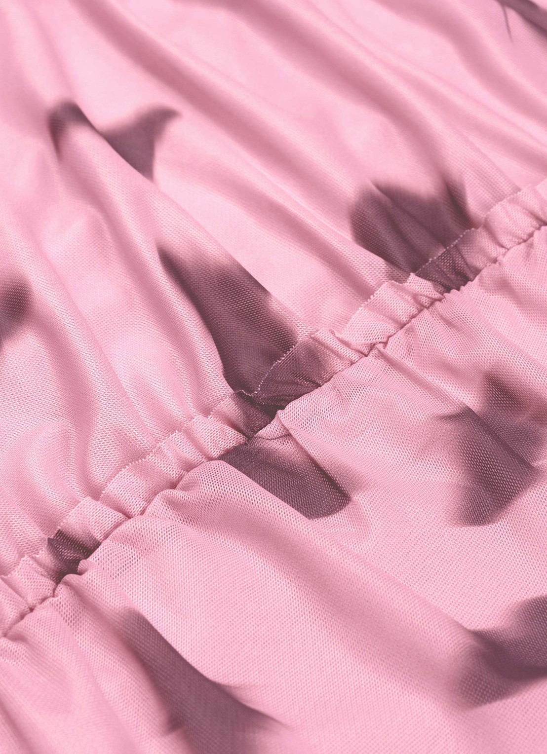 Fabienne Chapot Lilea midi jurk van mesh met print - detail 4 roze
