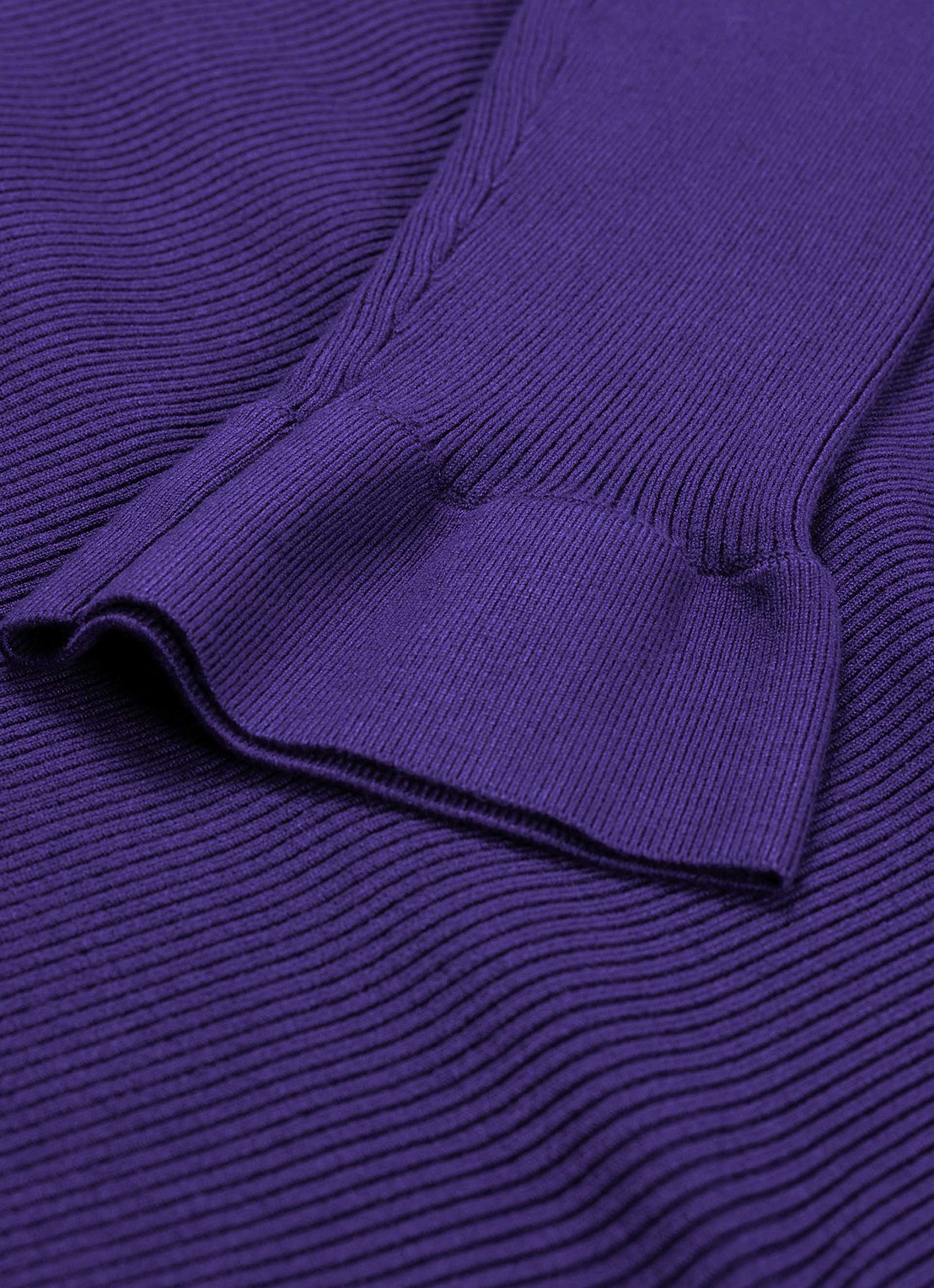Fabienne Chapot Lilo ribgebreide pullover  - detail 2 paars