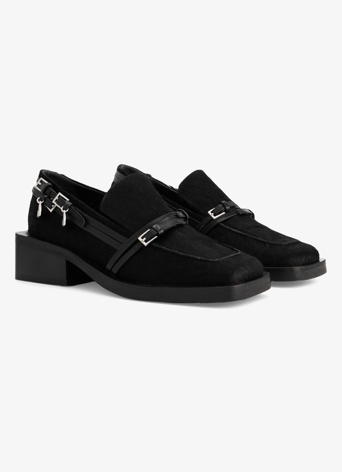 Fabienne Chapot Lily loafer van leer - detail 2 zwart