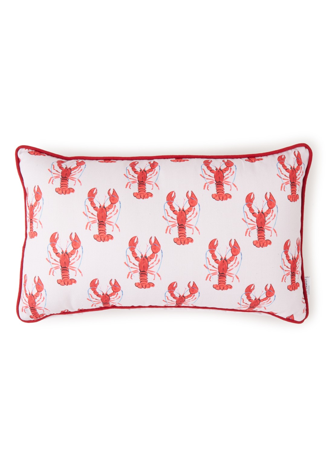 Fabienne Chapot Lobster sierkussen 50 x 30 cm - voorkant 3 roze