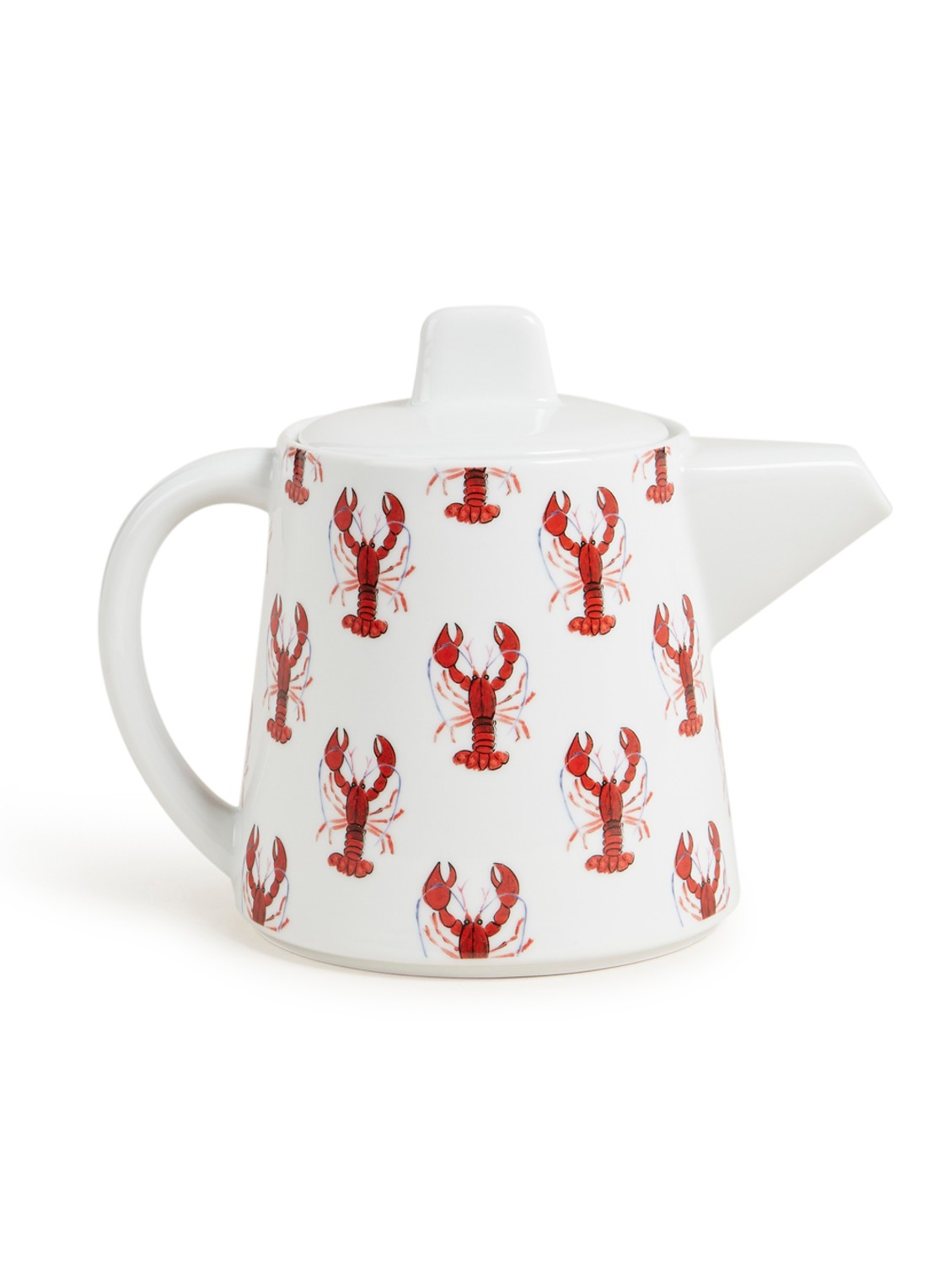 Fabienne Chapot Lobster theepot 45 cl - voorkant 2 rood
