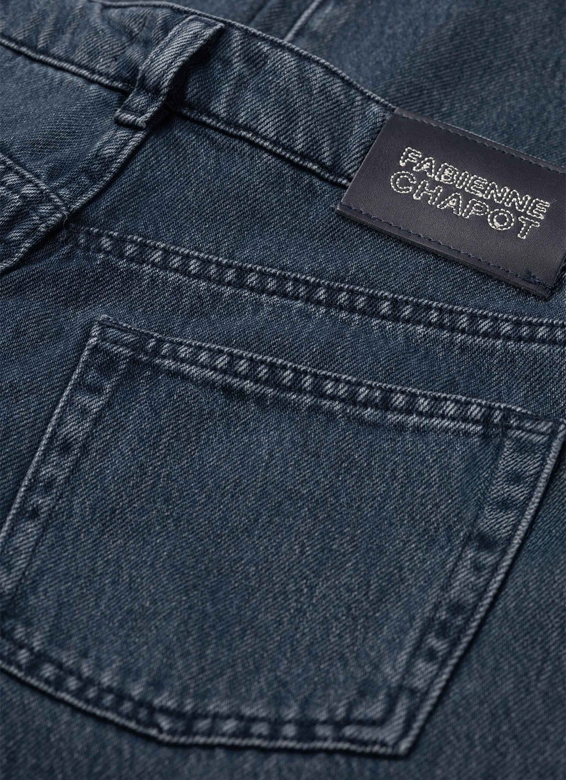 Fabienne Chapot Lulu high waist wide leg jeans in lyocellblend  - detail 2 indigo