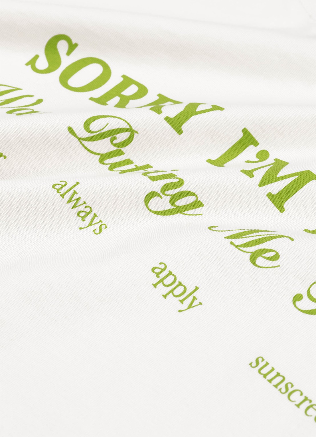Fabienne Chapot Madeleine Slogan longesleeve met print - detail 2 gebroken wit