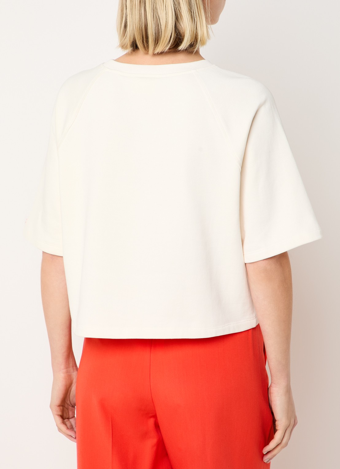 Fabienne Chapot Nanda sweater met crochet detail - achterkant 4 gebroken wit