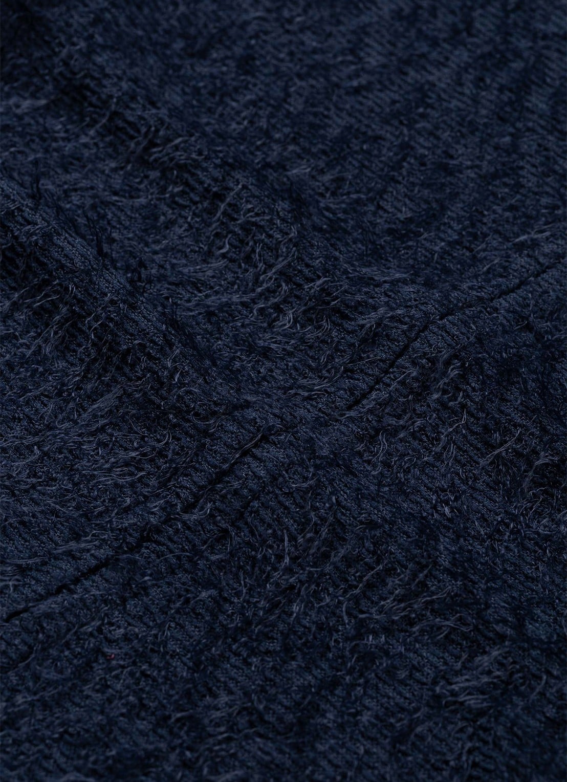Fabienne Chapot Penny top met structuur - detail 2 donkerblauw