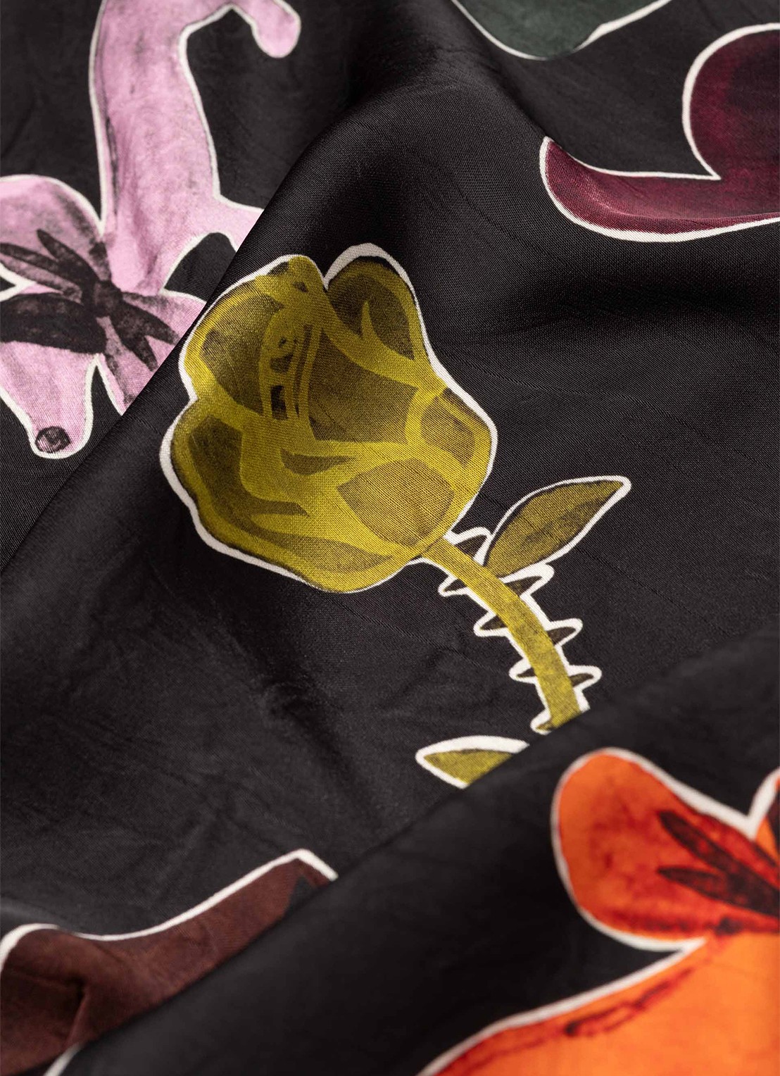 Fabienne Chapot Peony mini jurk met print - detail 4 zwart