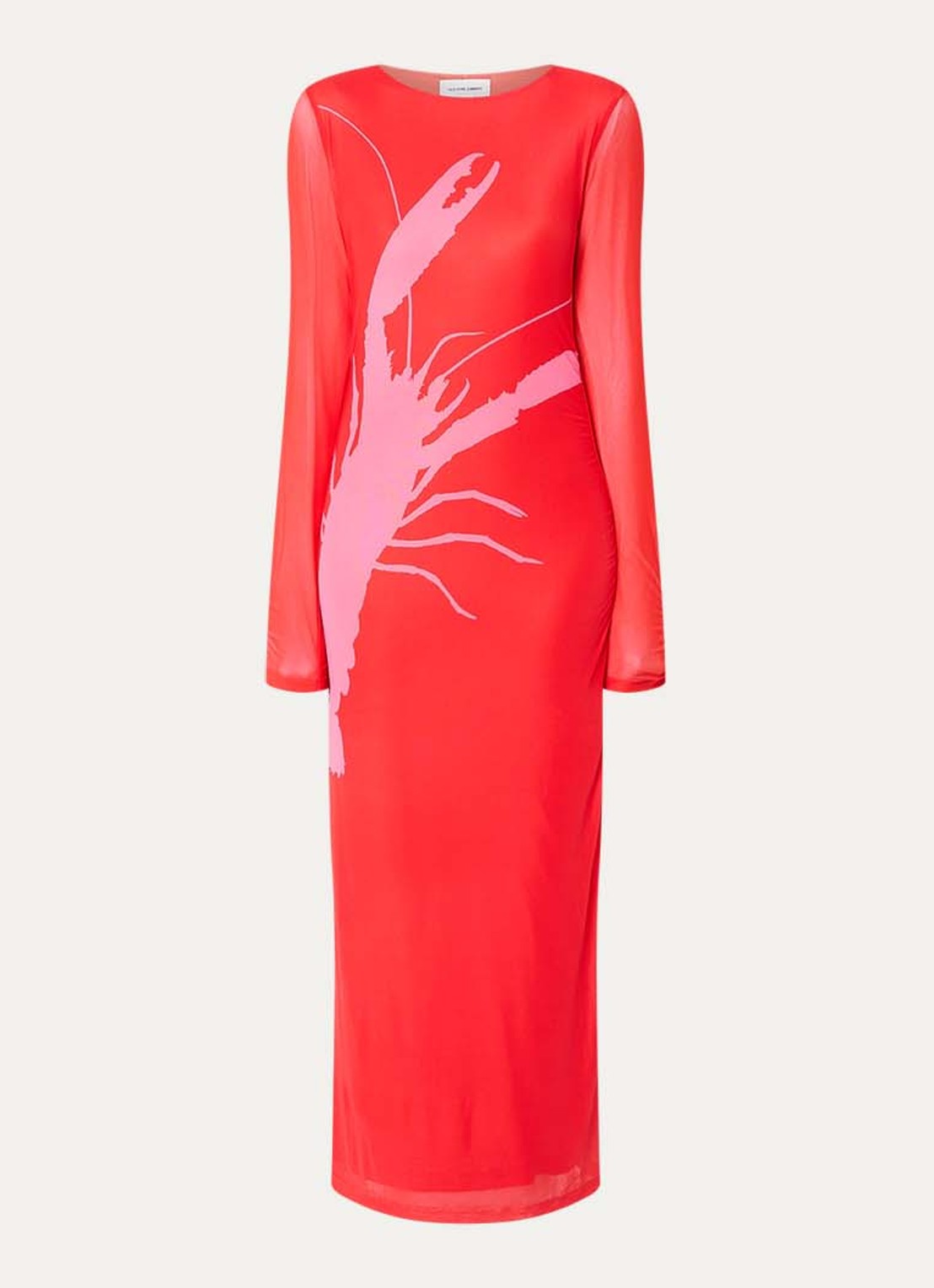 Fabienne Chapot Sionara maxi jurk met print - voorkant rood