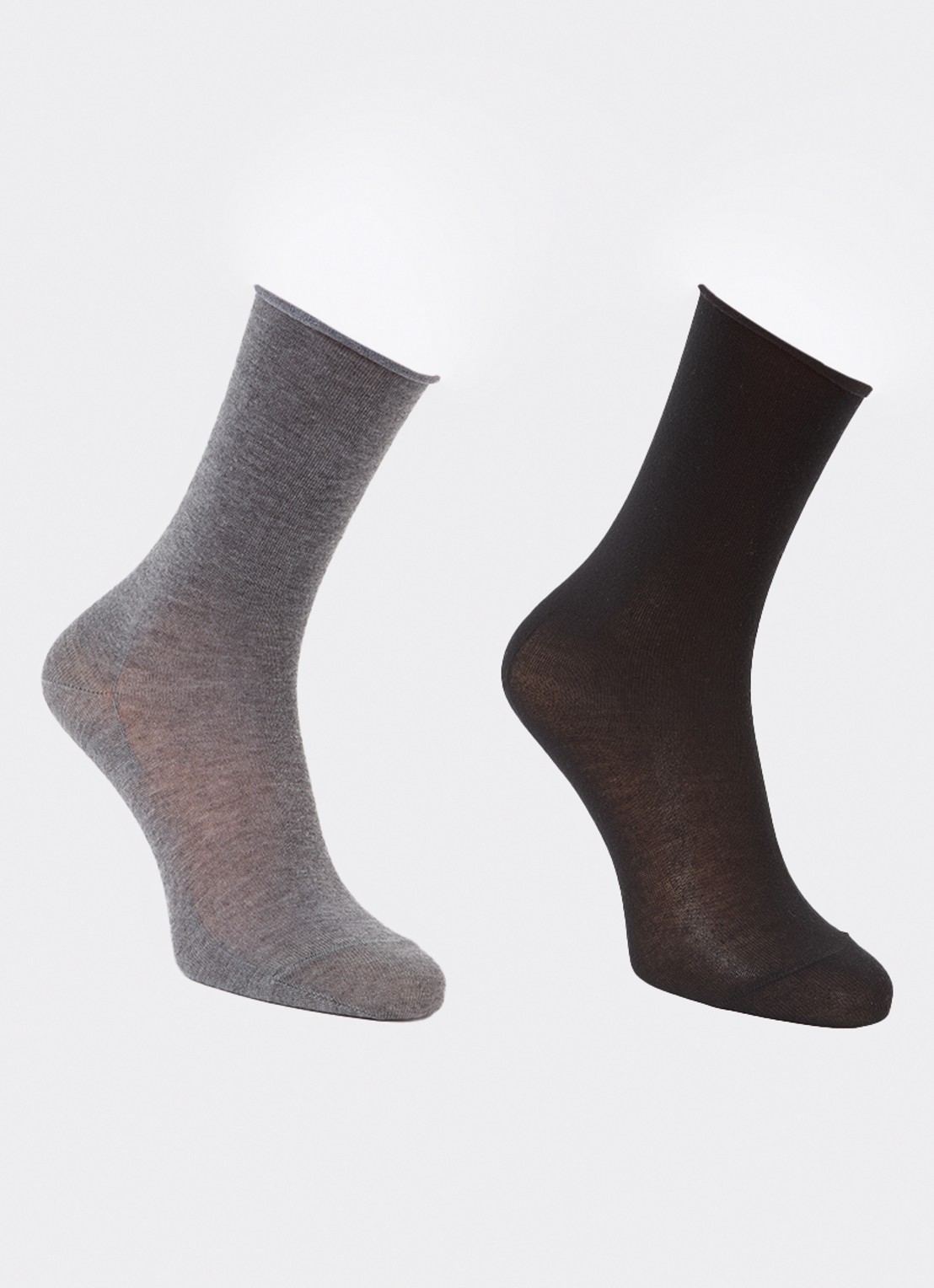 Falke Active Breeze sokken in 2-pack  - voorkant lichtgrijs