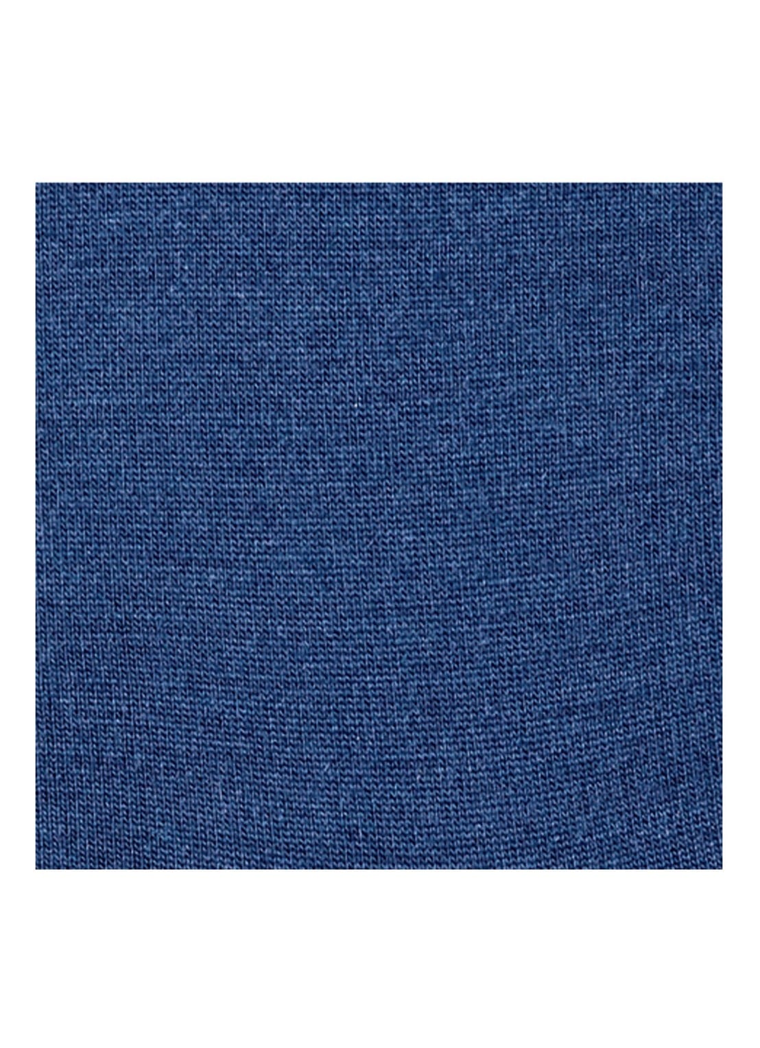 Falke Airport sokken in scheerwolblend - detail 7 middenblauw