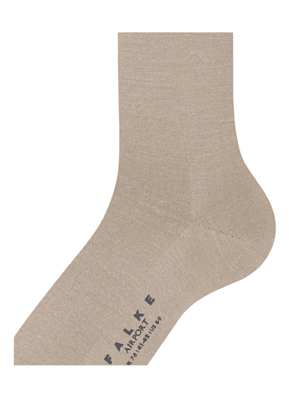 Falke Airport sokken in wolblend  - detail 5 beige