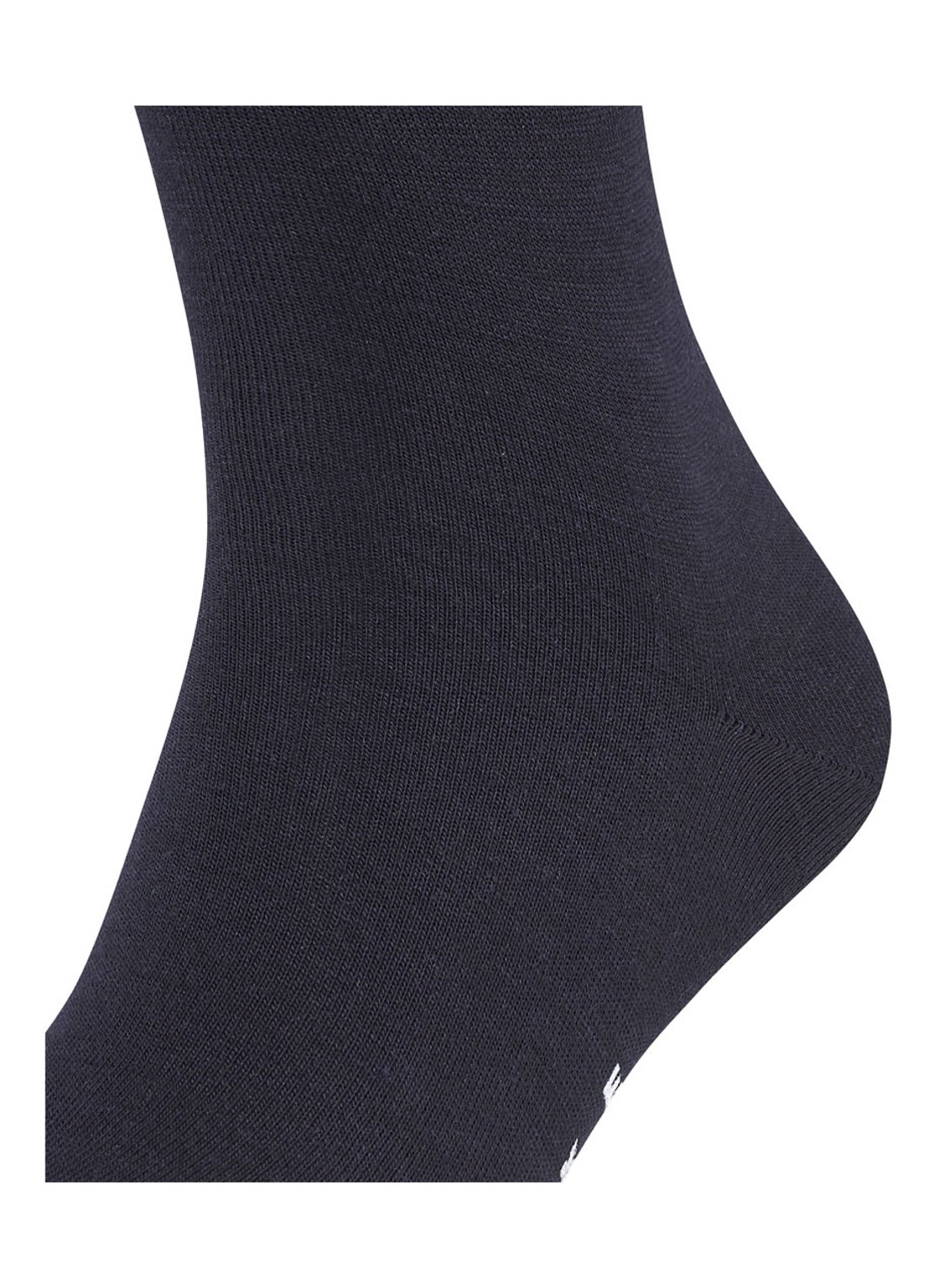 Falke Airport sokken in wolblend - detail 6 donkerblauw