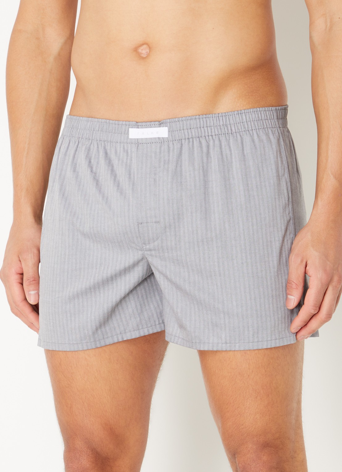 Falke Boxershort met logo  - detail 2 grijs