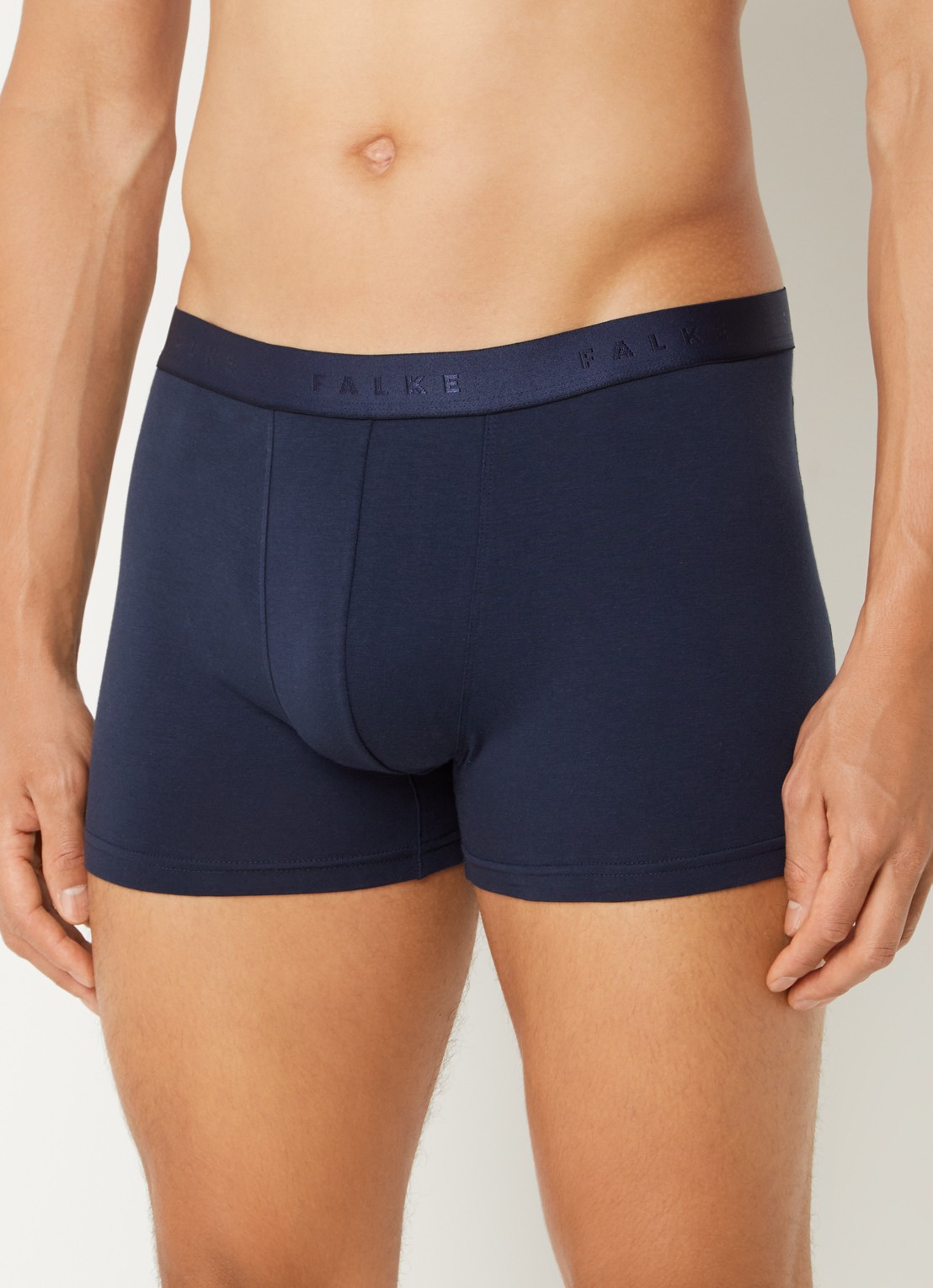 Falke Boxershorts met logoband in 2-pack - detail donkerblauw
