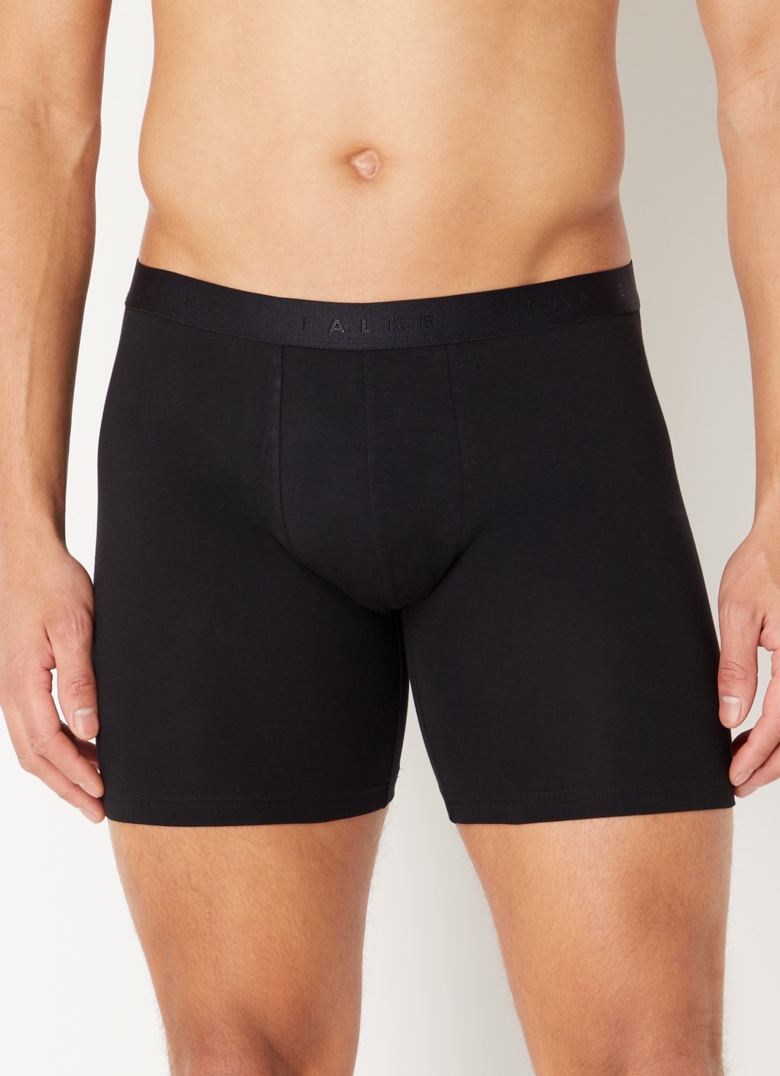 Falke Boxershorts met logoband in 2-pack - detail 4 zwart
