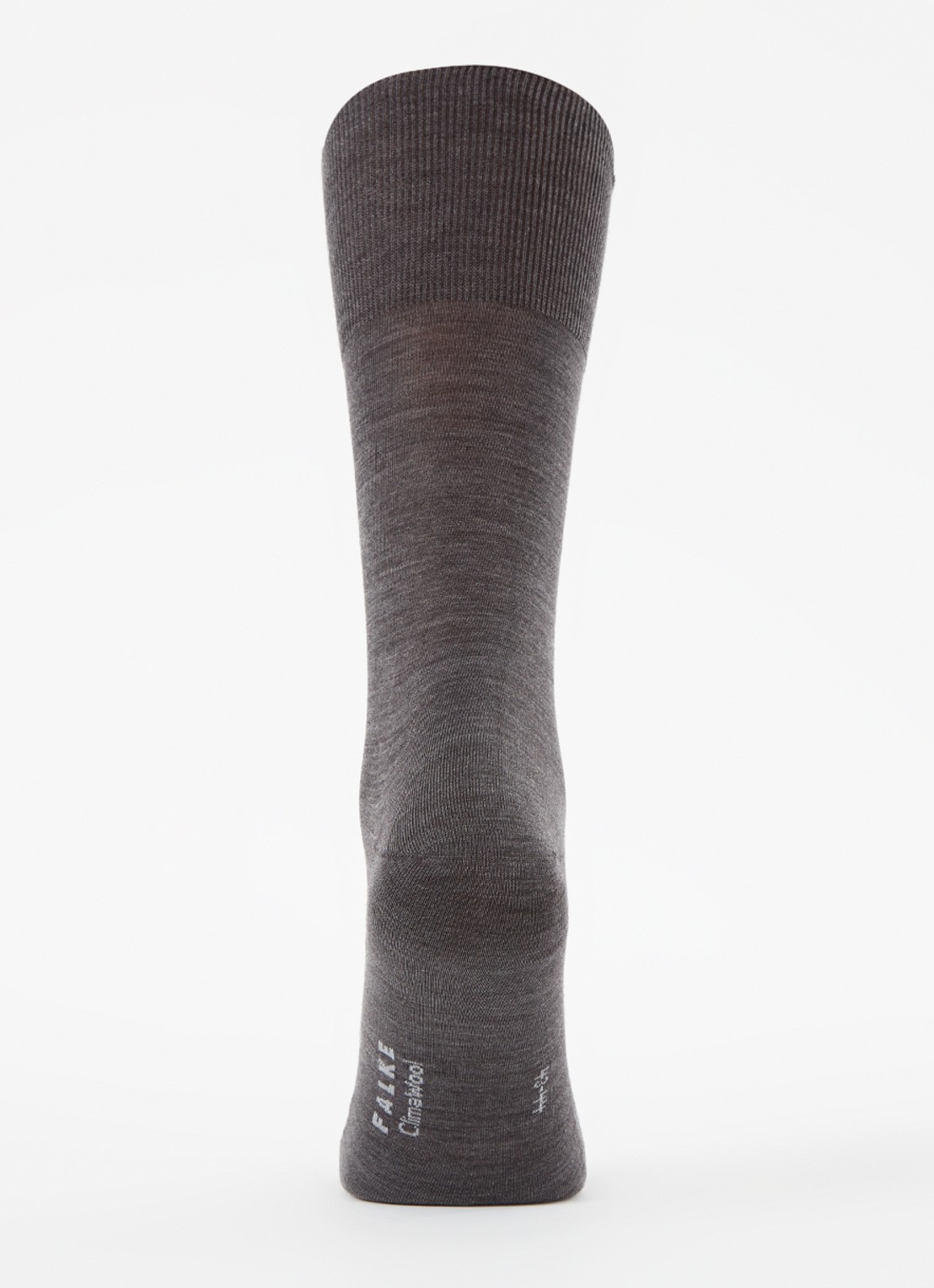 Falke Climawool sokken in scheerwolblend - voorkant 3 grijsmele