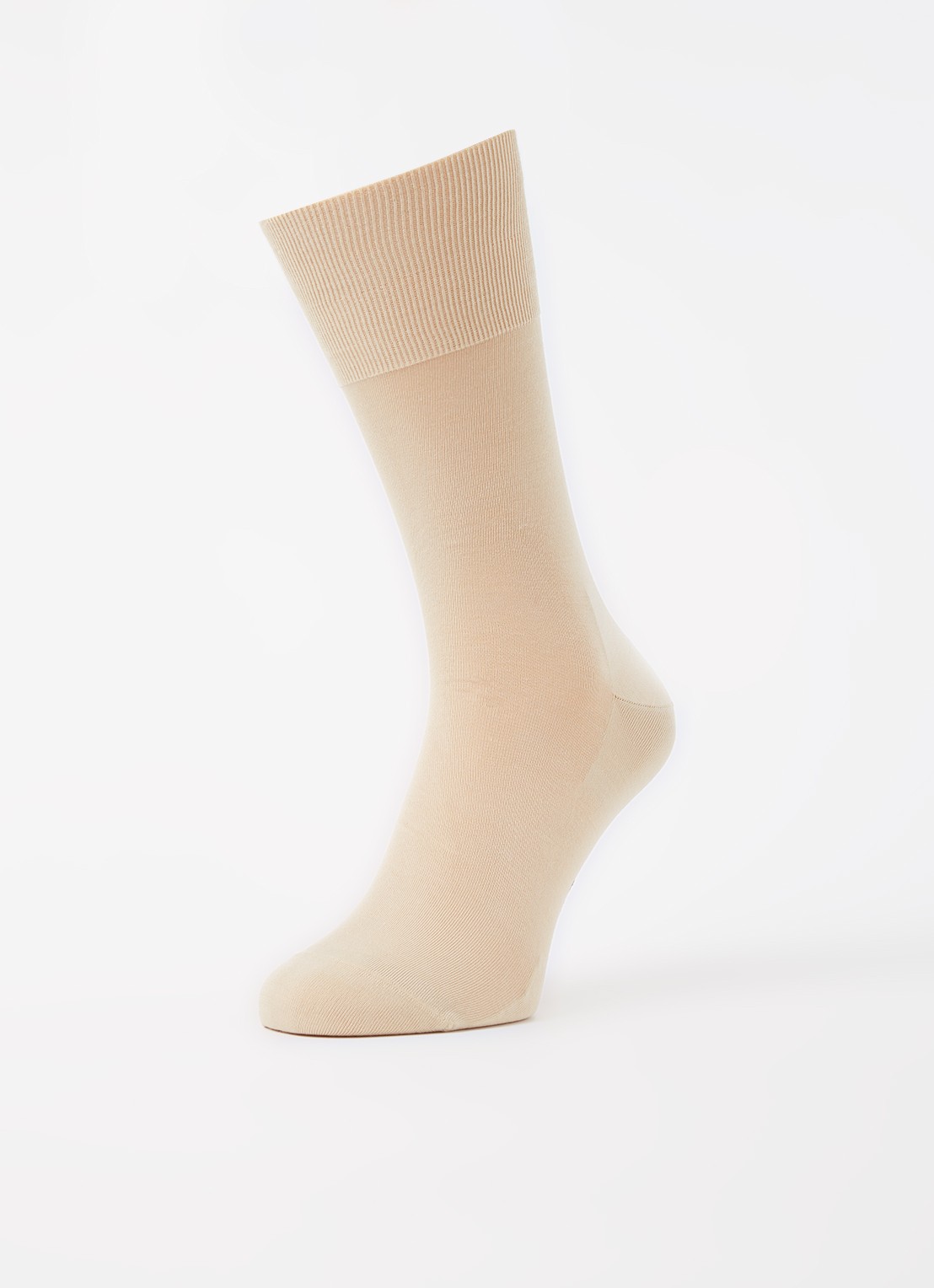 Falke Climawool sokken in scheerwolblend - detail 3 zand