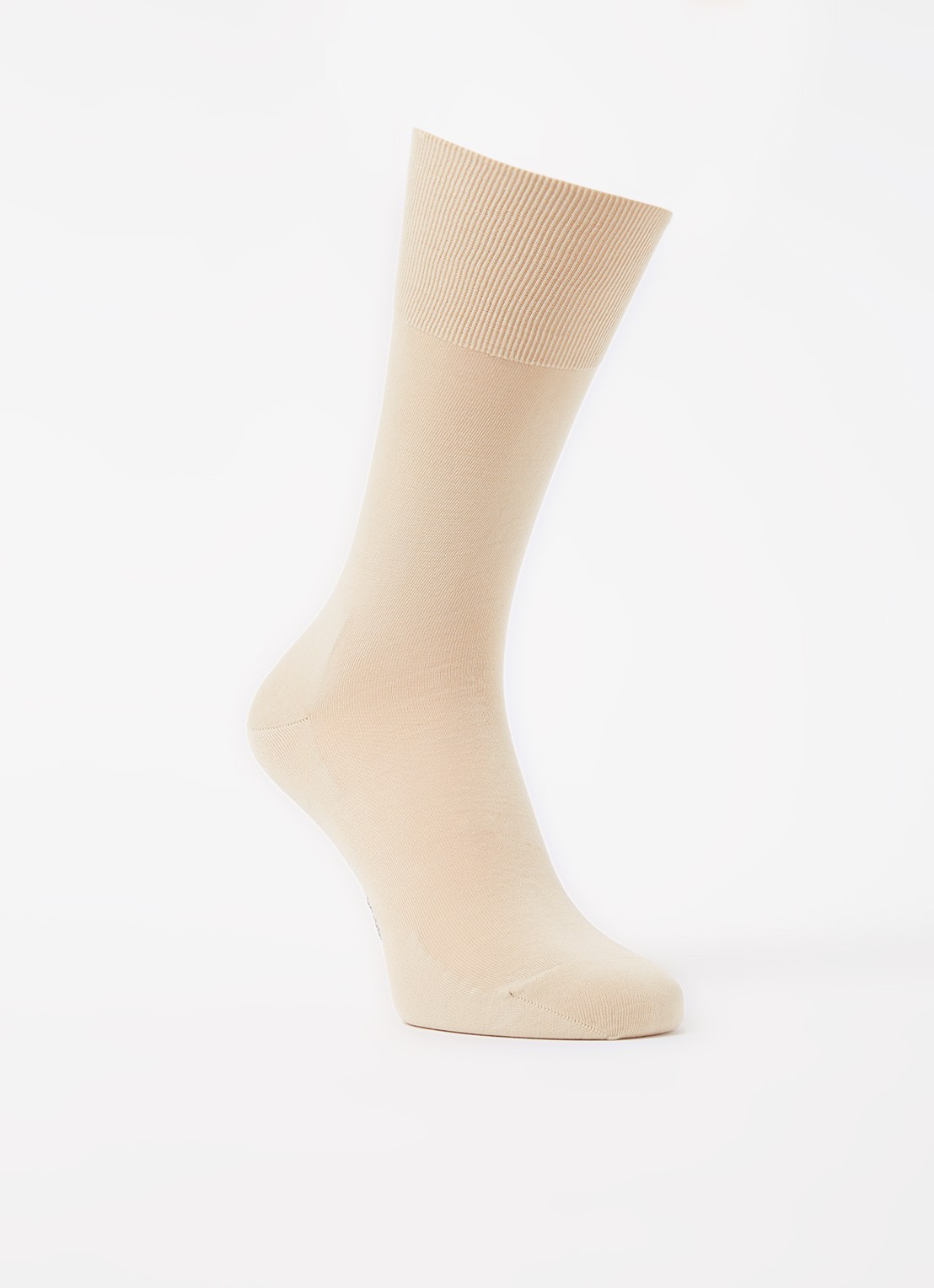 Falke Climawool sokken in scheerwolblend - voorkant zand