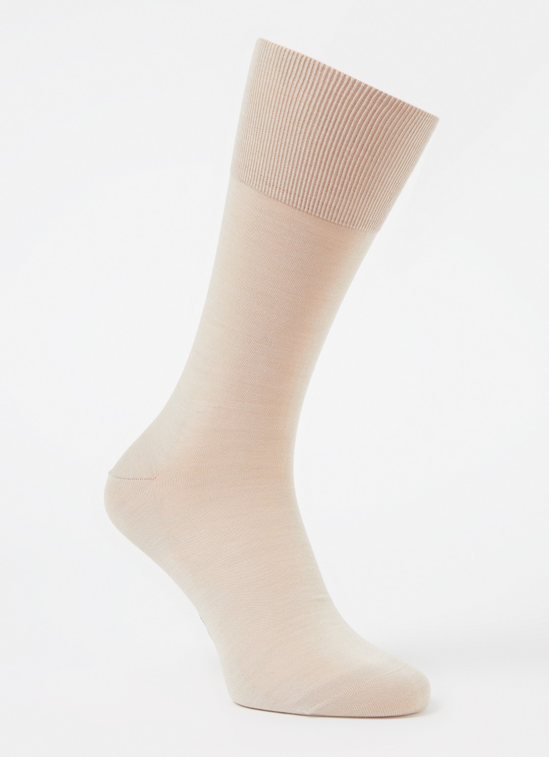Falke Climawool sokken in scheerwolblend - voorkant 2 beige