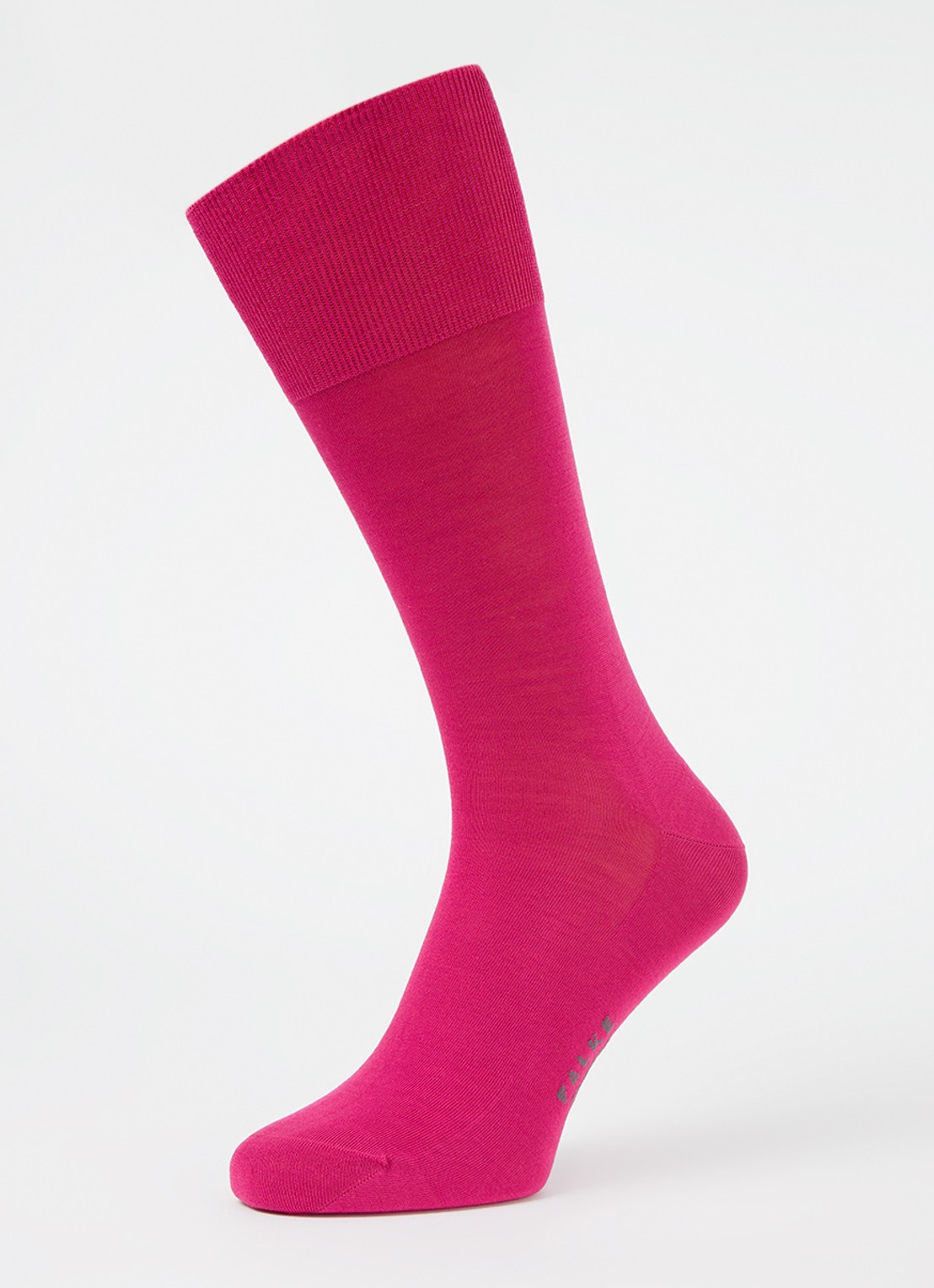 Falke Climawool sokken in scheerwolblend - detail donkerroze