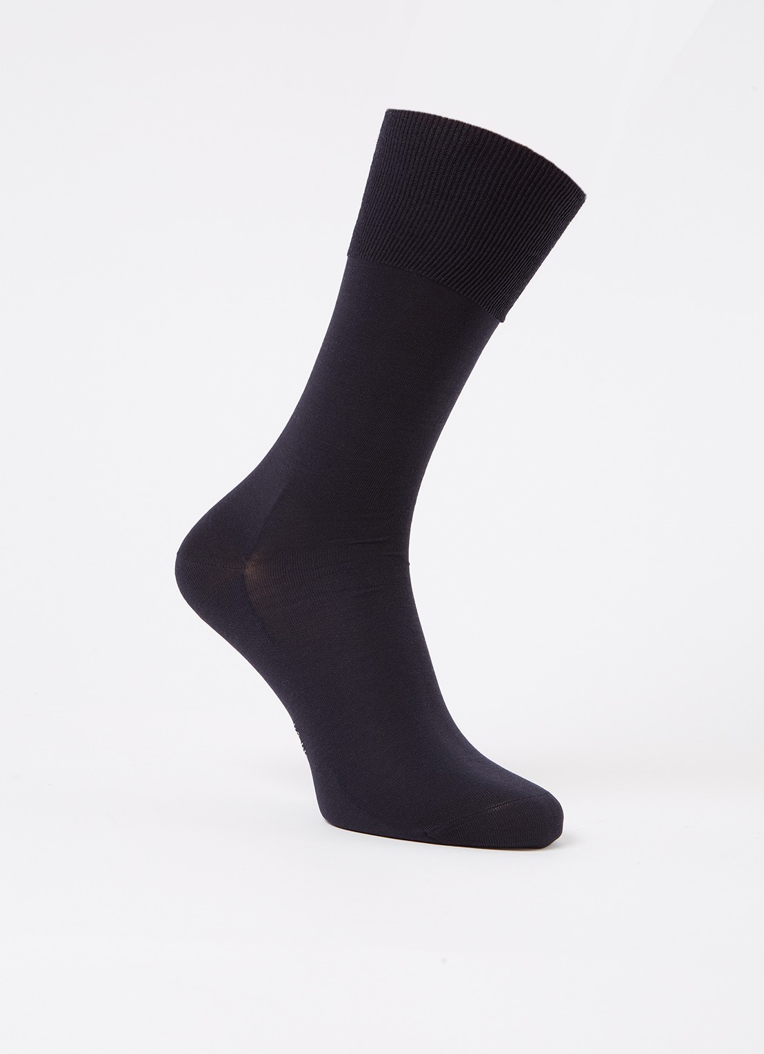 Falke Climawool sokken in scheerwolblend - voorkant donkerblauw