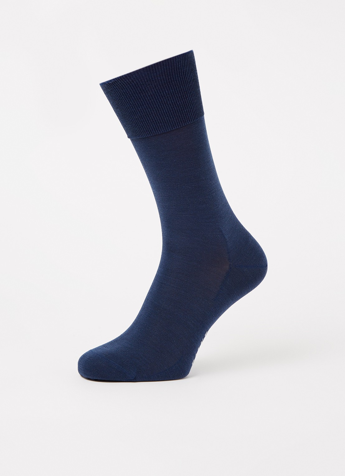 Falke Climawool sokken in scheerwolblend - detail royalblauw