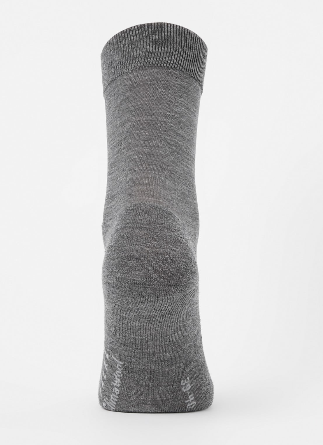 Falke ClimaWool sokken in wolblend - voorkant 2 grijsmele
