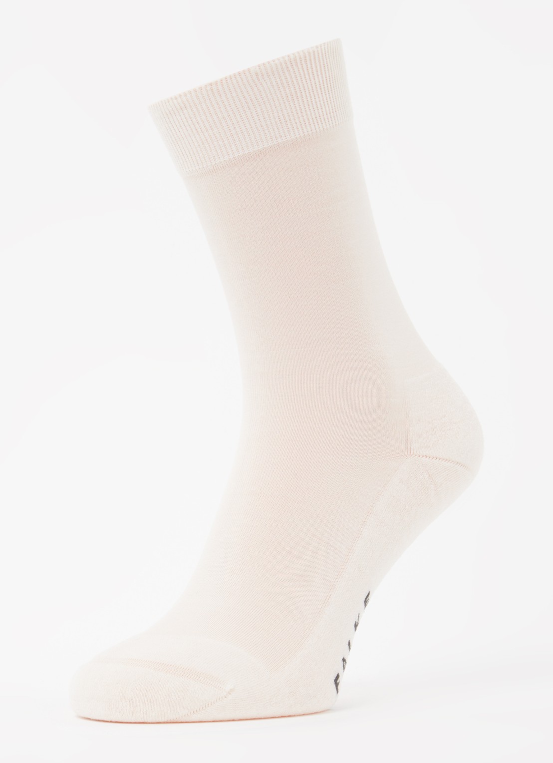 Falke ClimaWool sokken in wolblend - detail gebroken wit