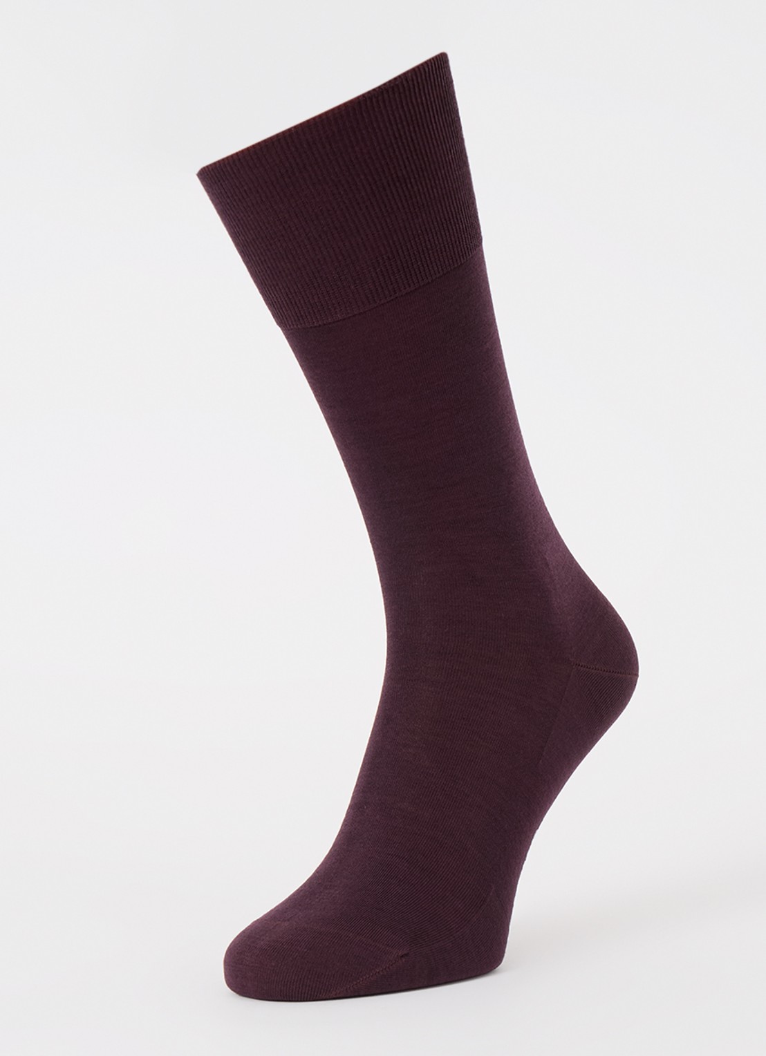 Falke Climawool sokken in wolblend - detail 3 bordeauxrood