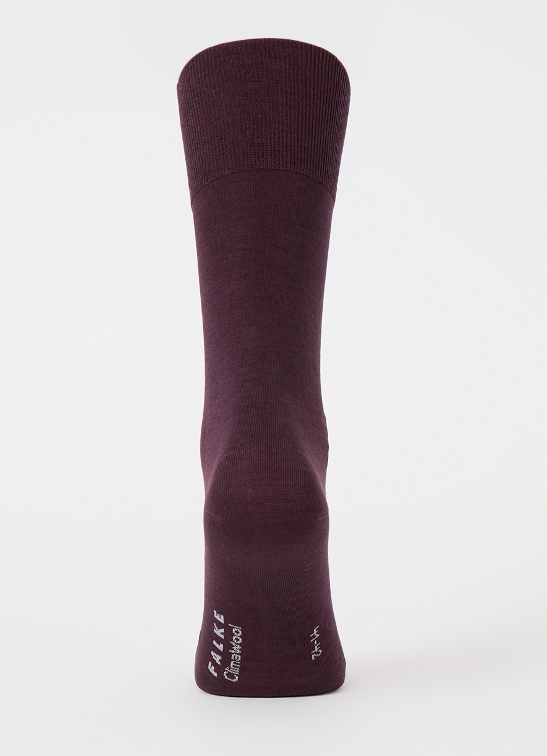Falke Climawool sokken in wolblend - voorkant 2 bordeauxrood