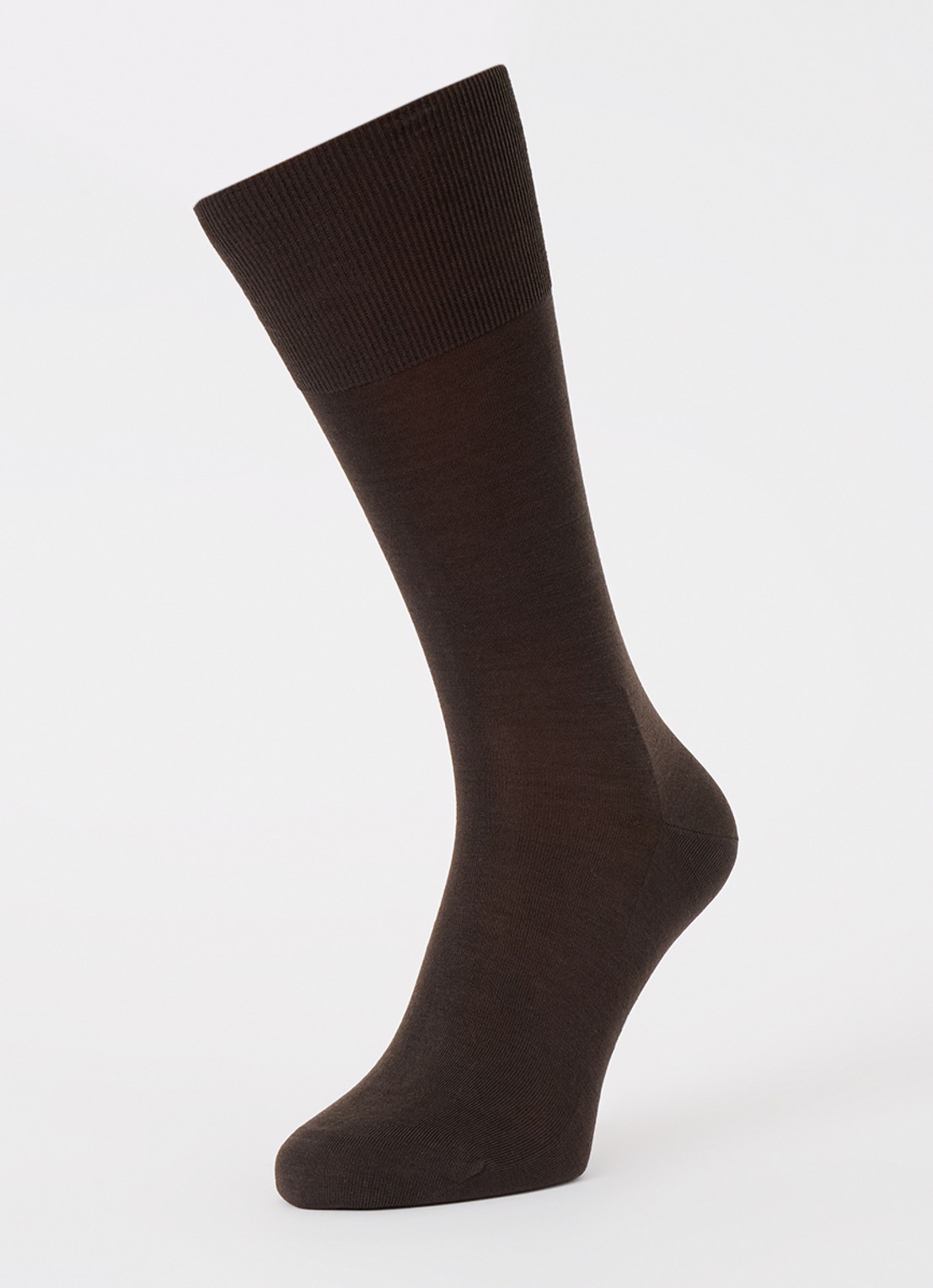Falke Climawool sokken in wolblend - detail 3 donkerbruin