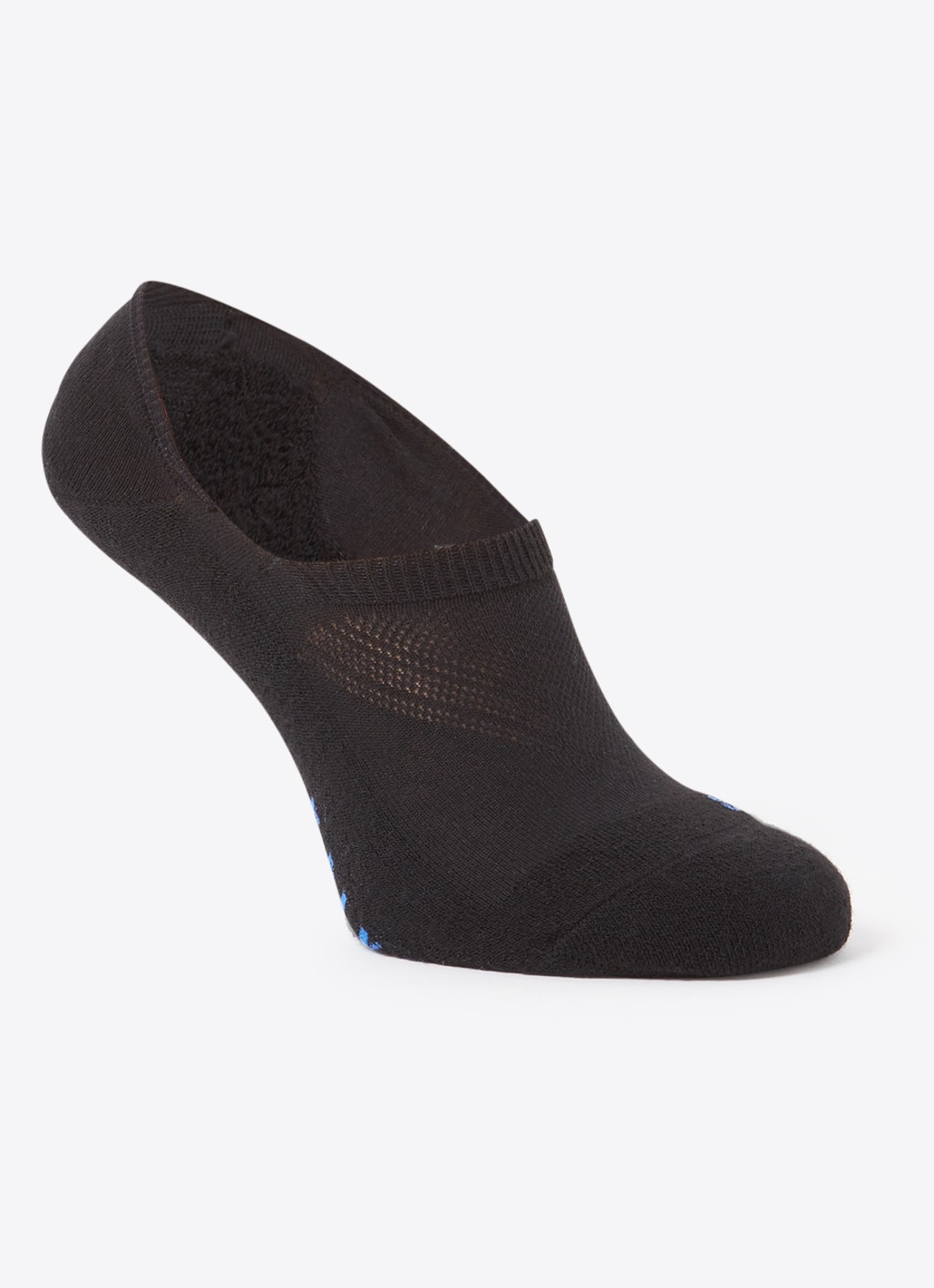 Falke Cool Kick sneakersokken met logo - voorkant 2 zwart