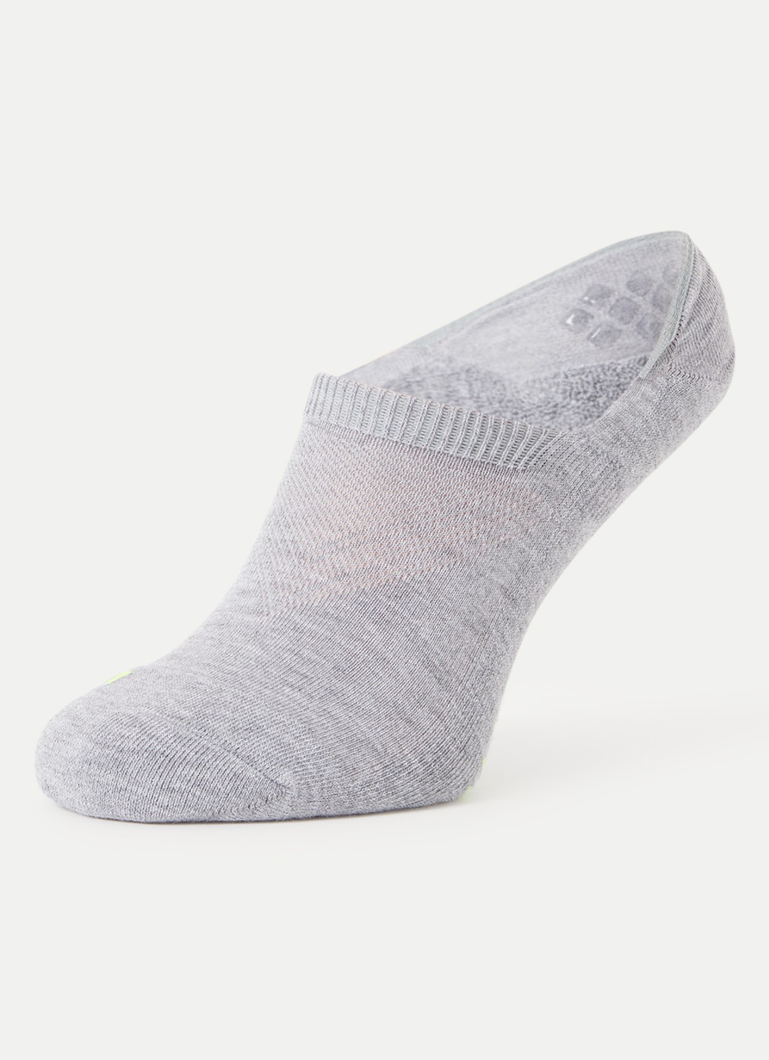 Falke Cool Kick sneakersokken met logo - detail grijs