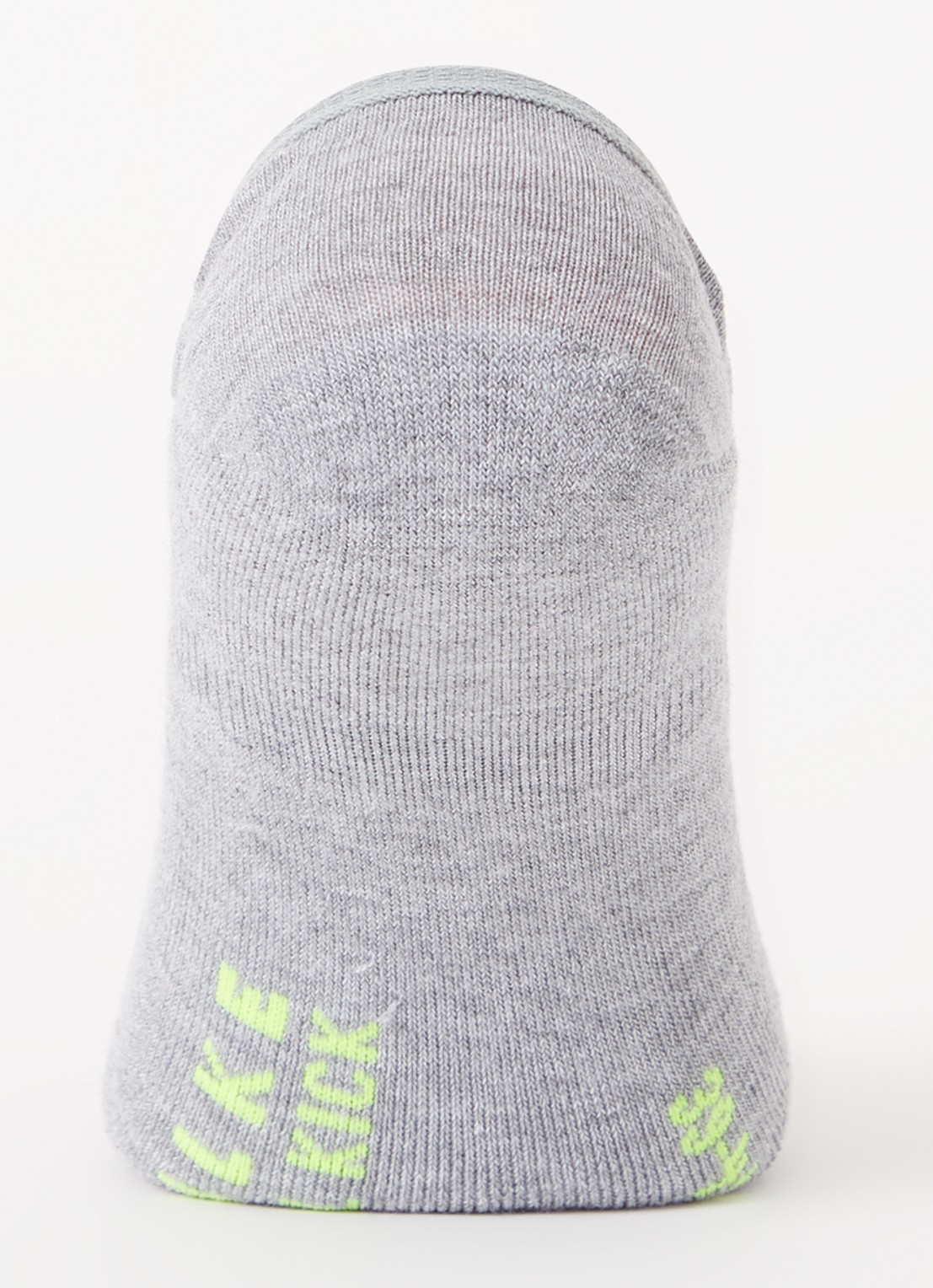 Falke Cool Kick sneakersokken met logo - voorkant 3 grijs