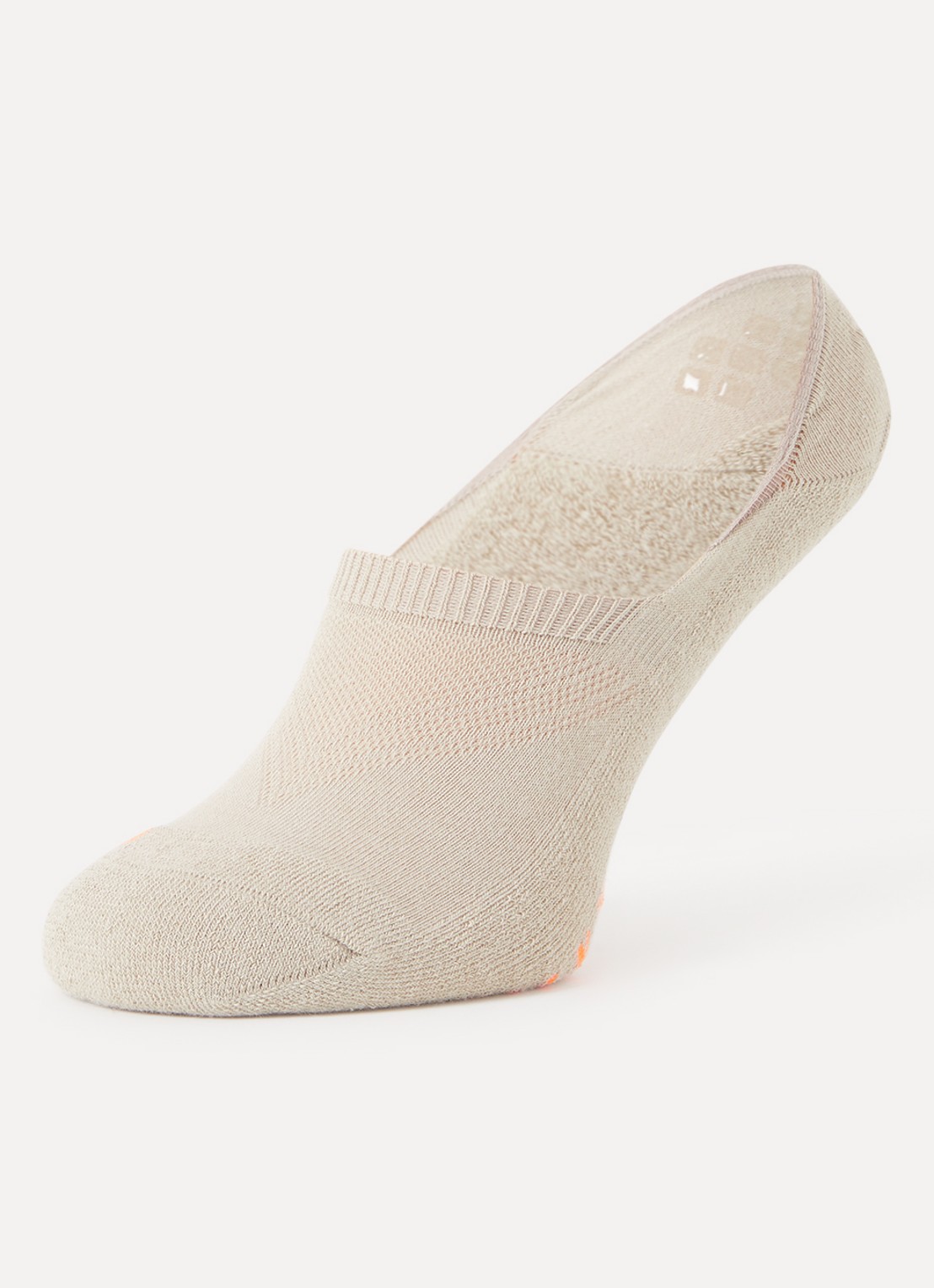 Falke Cool Kick sneakersokken met logo - detail zand