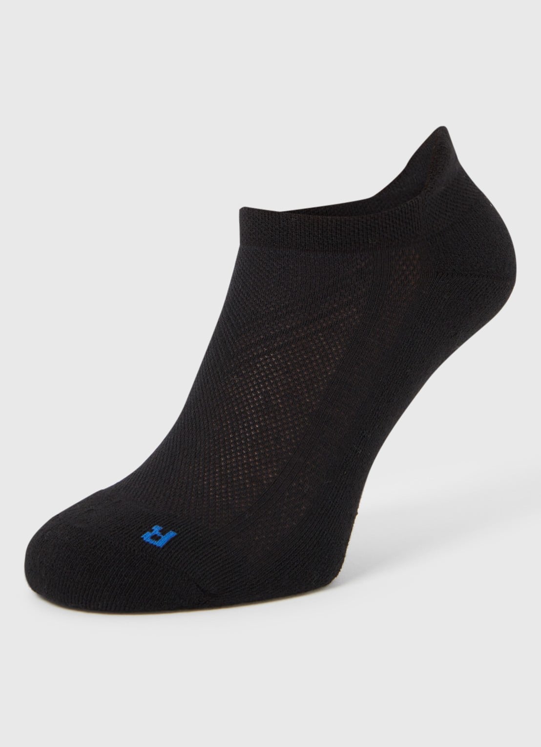 Falke Cool Kick sneakersokken met logo - detail zwart