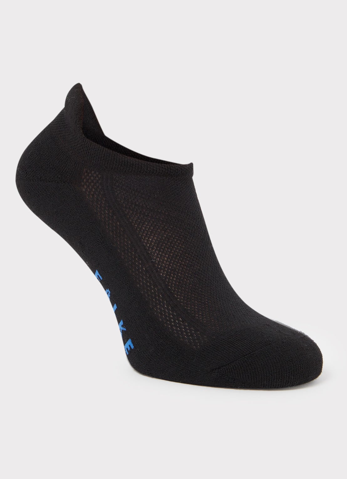 Falke Cool Kick sneakersokken met logo - voorkant 2 zwart