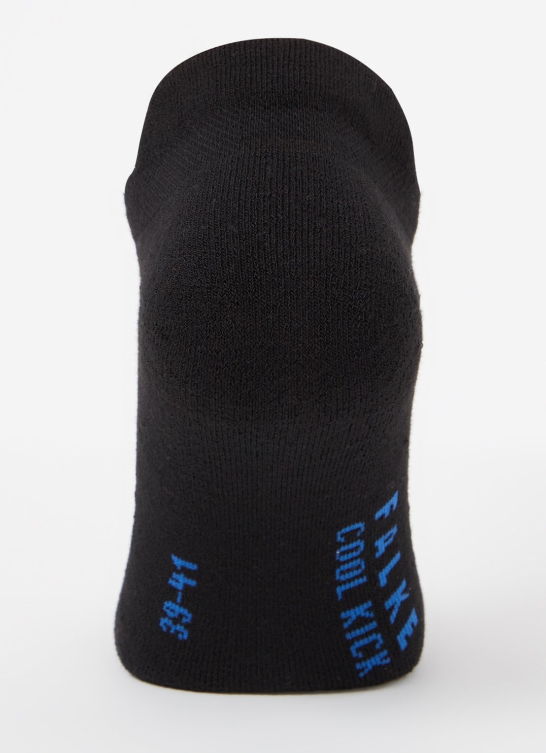 Falke Cool Kick sneakersokken met logo - voorkant 3 zwart