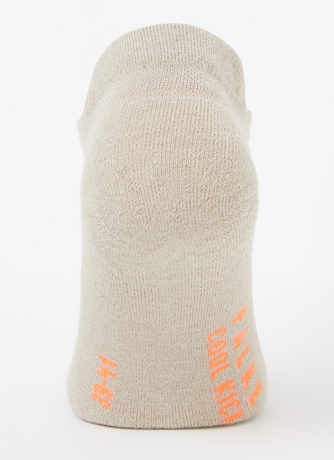 Falke Cool Kick sneakersokken met logo - voorkant 3 zand