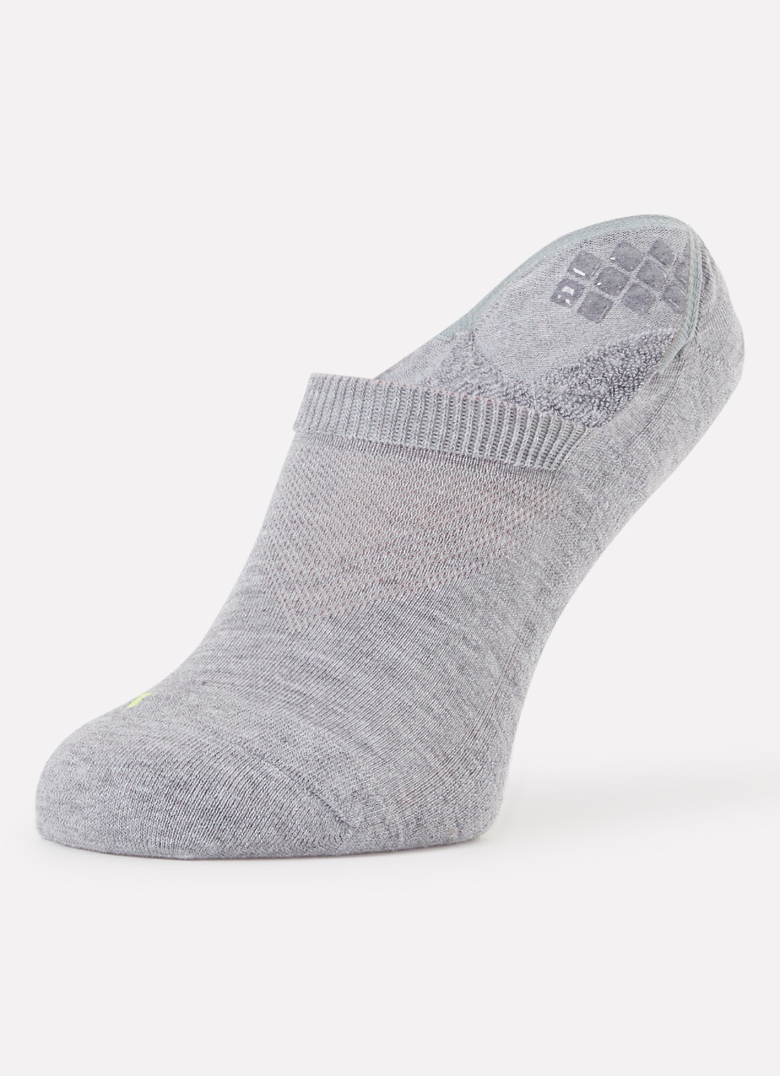 Falke Cool Kick sneakersokken met logo - detail 3 lichtgrijs