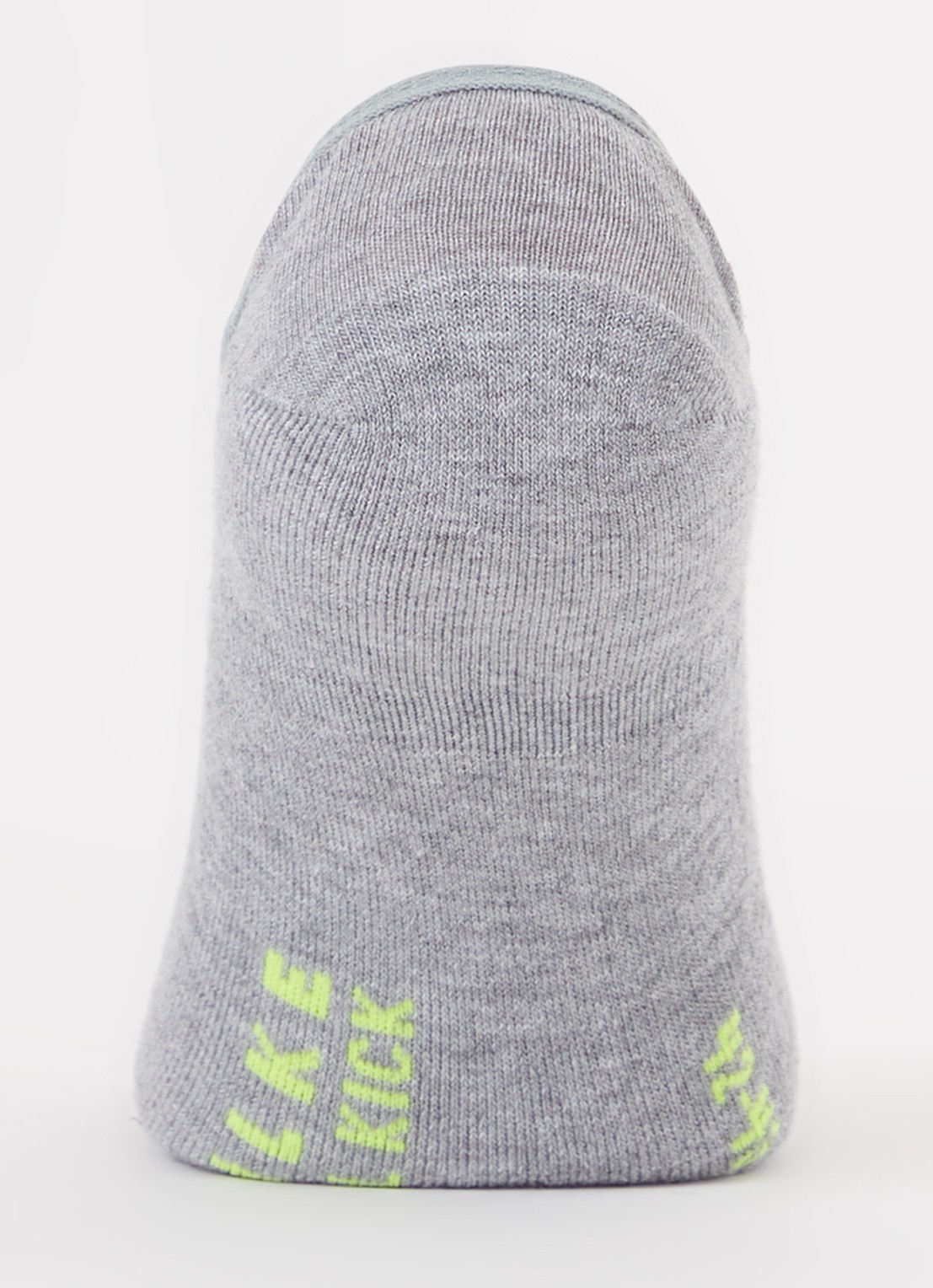Falke Cool Kick sneakersokken met logo - voorkant 2 lichtgrijs