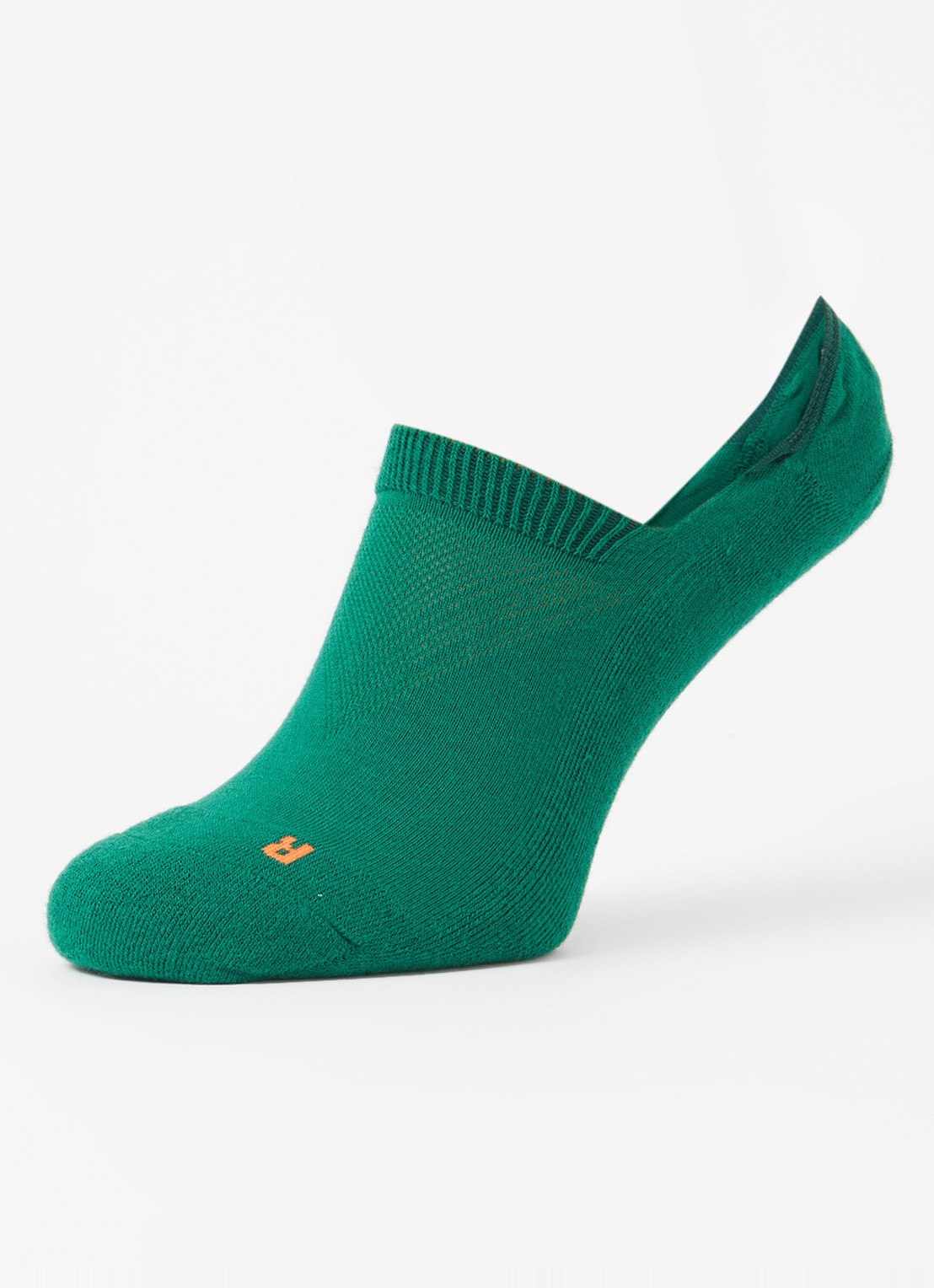 Falke Cool Kick sneakersokken met logo - detail groen